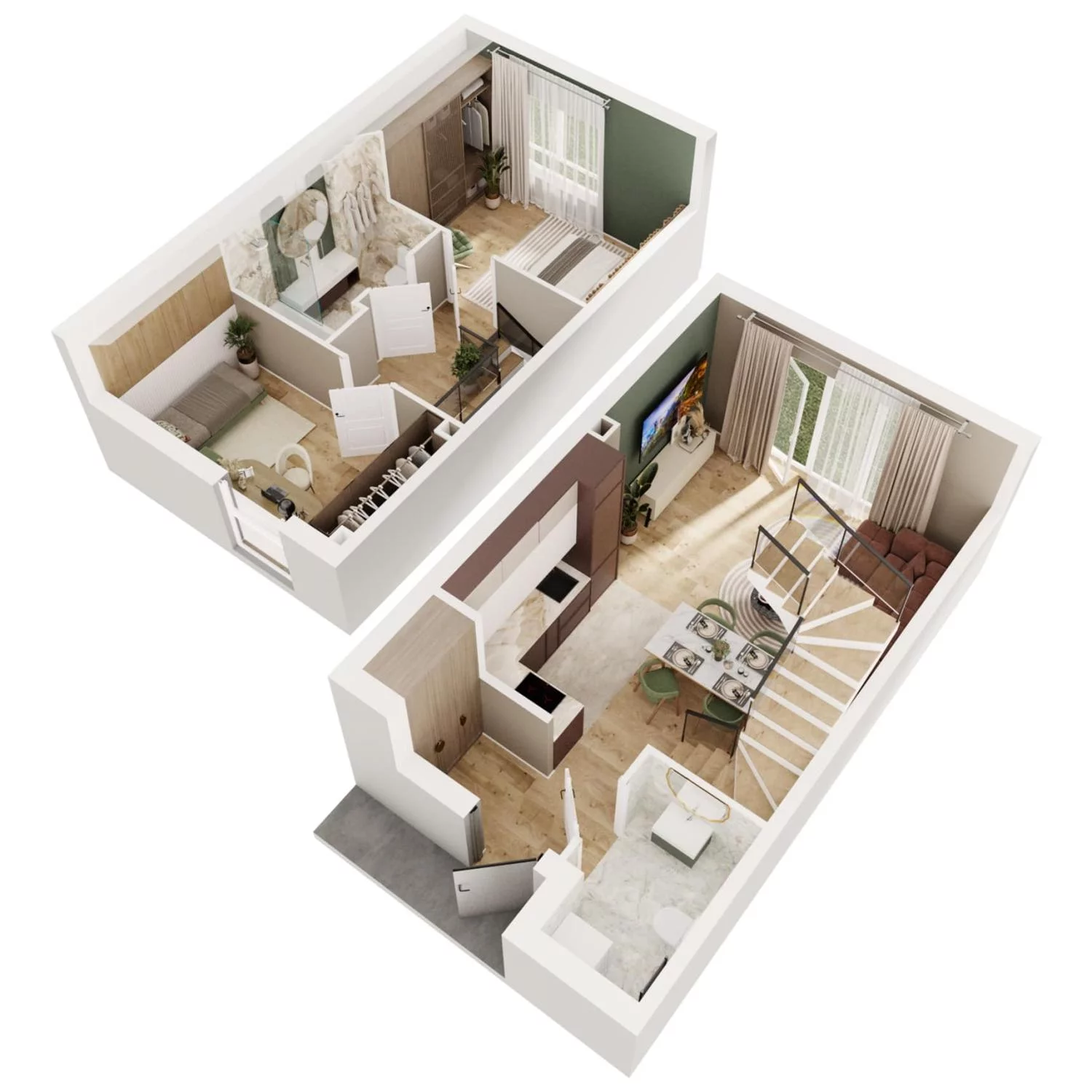 Dom 65,83 m², oferta nr 35A, Nova Magdalenka 7, Słomin, ul. Janczewicka