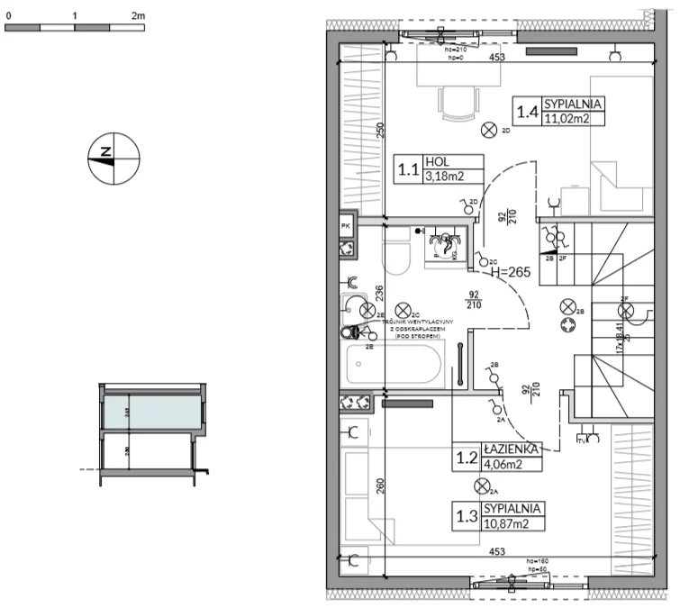 Dom 62,16 m², oferta nr 18, Boska Ksawerowska 2, Łódź, Górna, ul. Mały Skręt