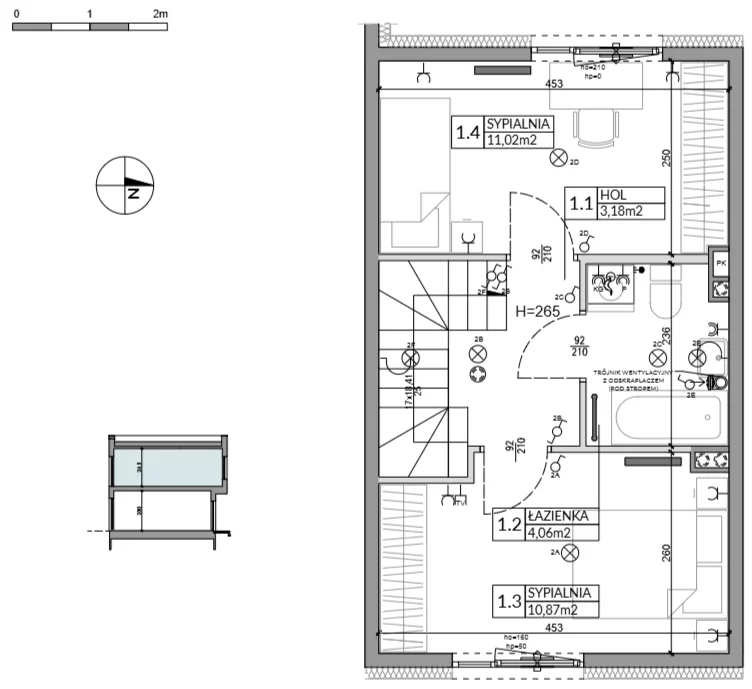 Dom 62,16 m², oferta nr 22, Boska Ksawerowska 2, Łódź, Górna, ul. Mały Skręt