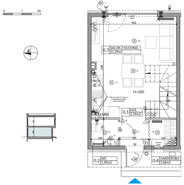 Dom 62,16 m², oferta nr 26, Boska Ksawerowska 2, Łódź, Górna, ul. Mały Skręt