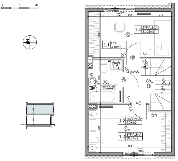 Dom 62,16 m², oferta nr 26, Boska Ksawerowska 2, Łódź, Górna, ul. Mały Skręt