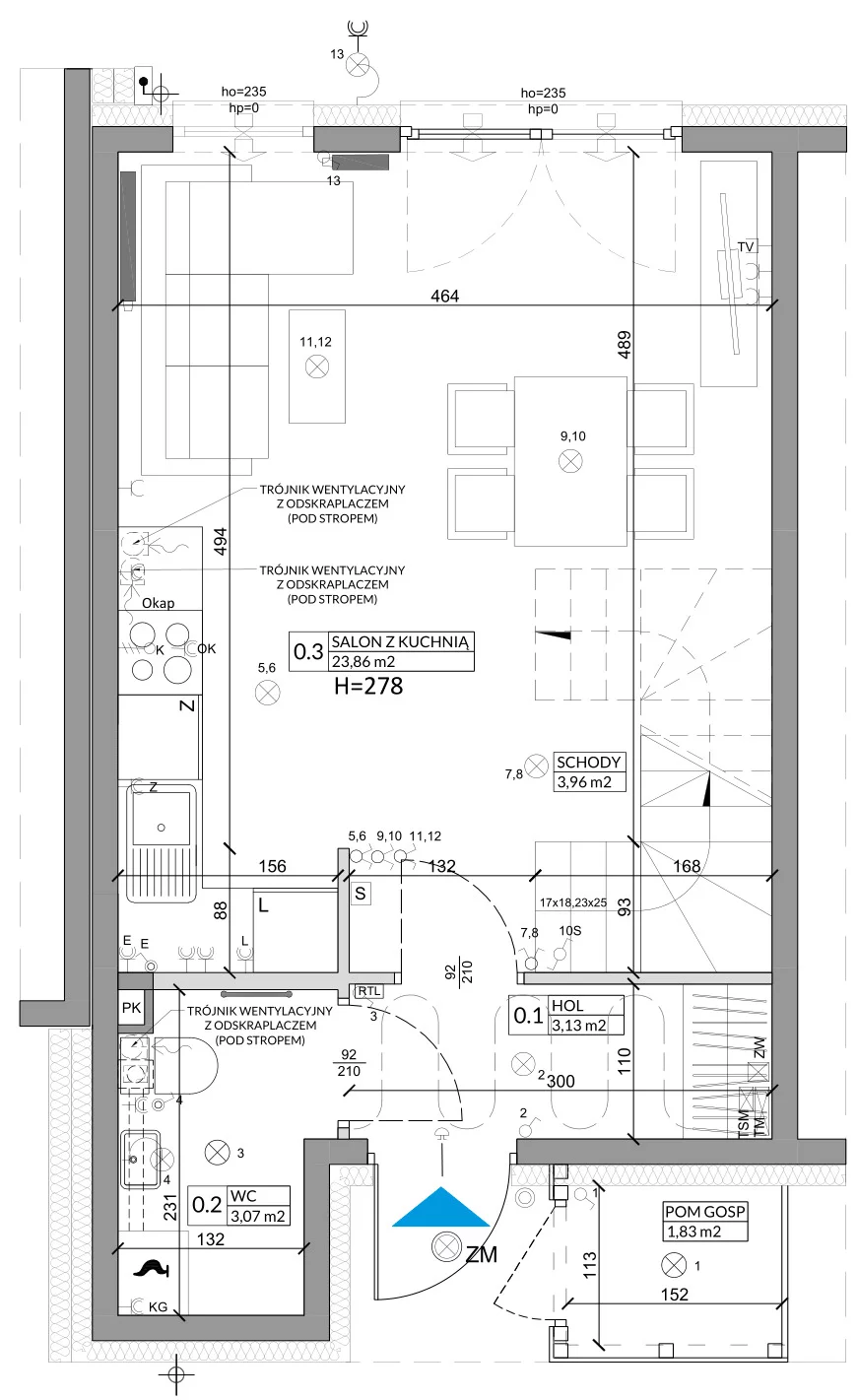 Dom 68,29 m², oferta nr 10A, Osiedle Słoneczne, Sulejówek, ul. Szklarniowa