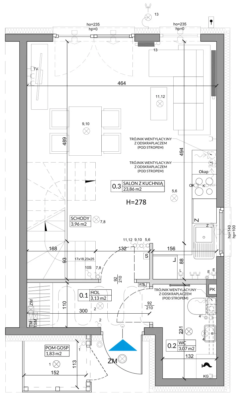 Dom 68,29 m², oferta nr 10B, Osiedle Słoneczne, Sulejówek, ul. Szklarniowa