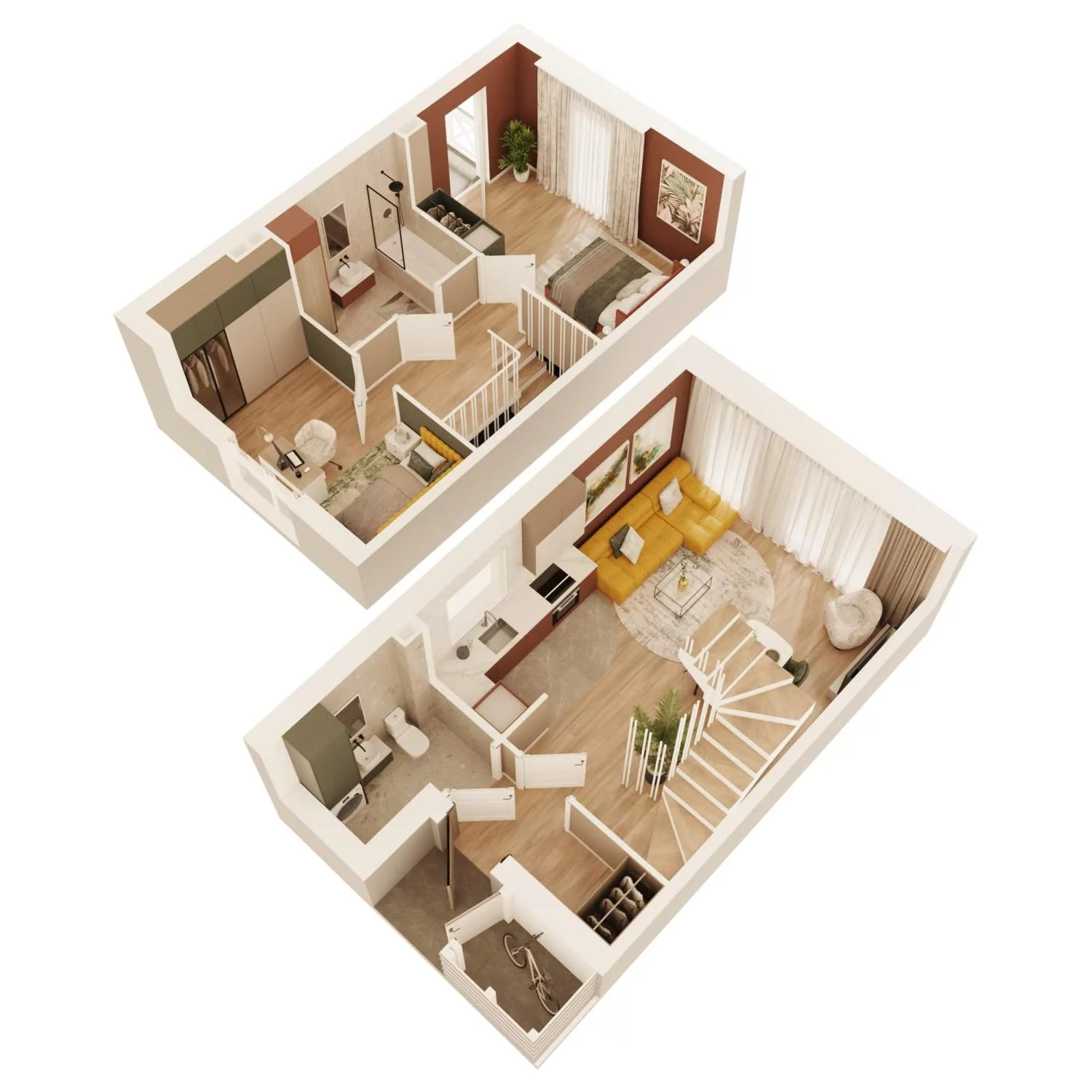 Dom 68,29 m², oferta nr 1A, Osiedle Słoneczne, Sulejówek, ul. Szklarniowa