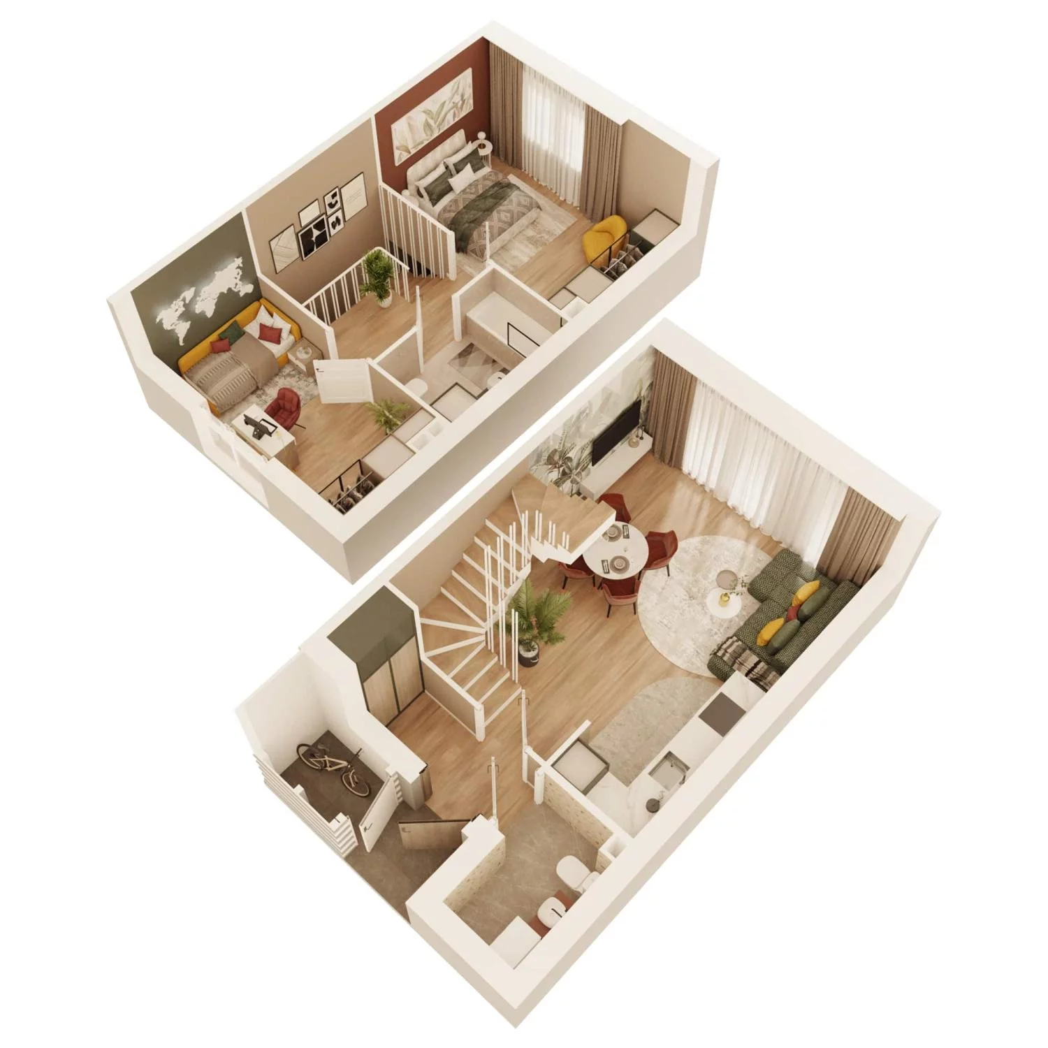 Dom 68,29 m², oferta nr 1B, Osiedle Słoneczne, Sulejówek, ul. Szklarniowa