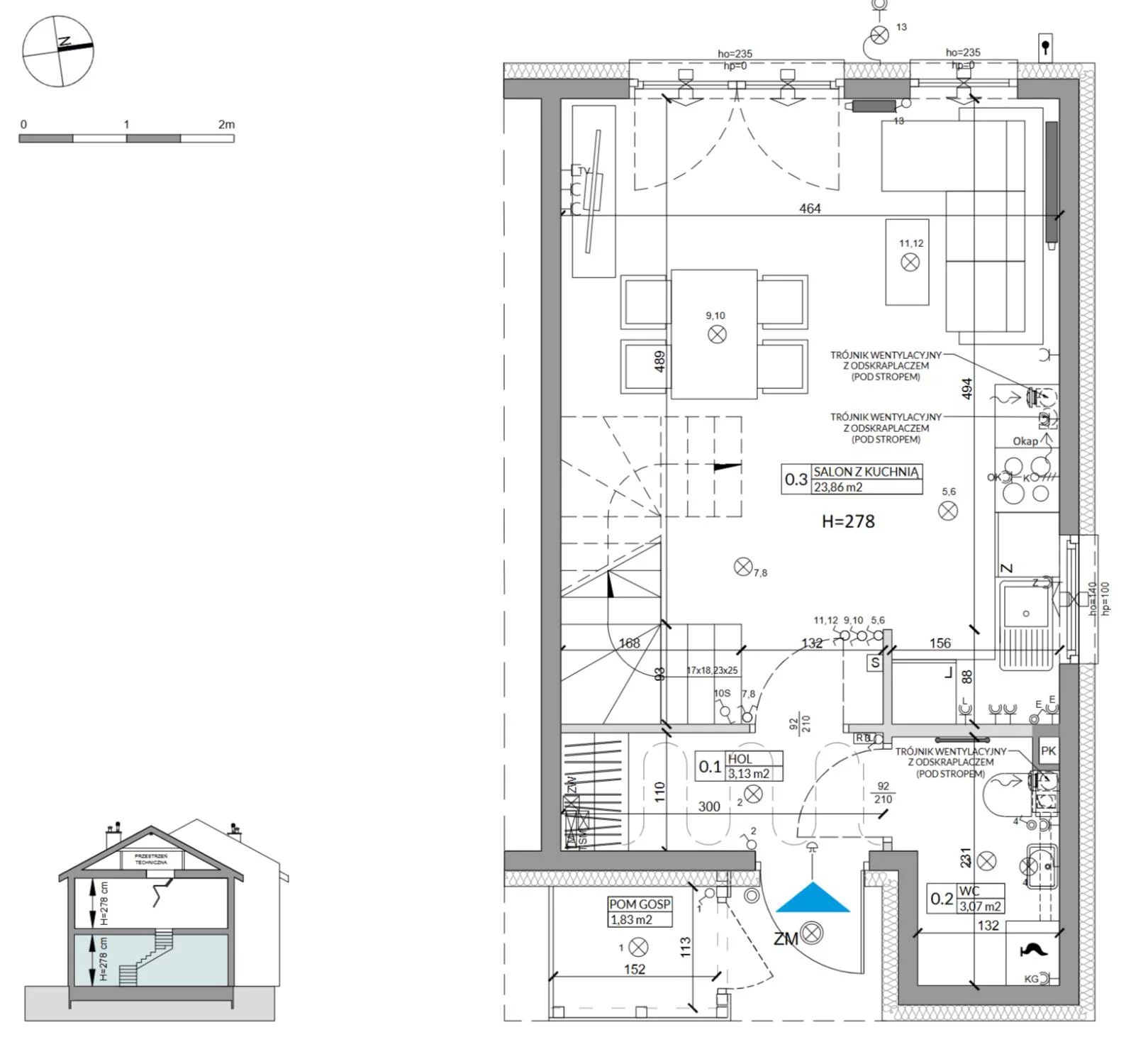 Dom 68,29 m², oferta nr 20B, Osiedle Słoneczne, Sulejówek, ul. Szklarniowa