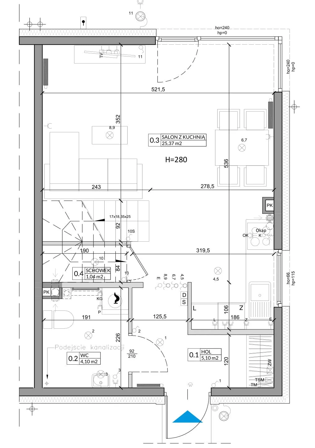 Dom 76,58 m², oferta nr 8B, Zielono Mi, Podolszyn, ul. Zielona