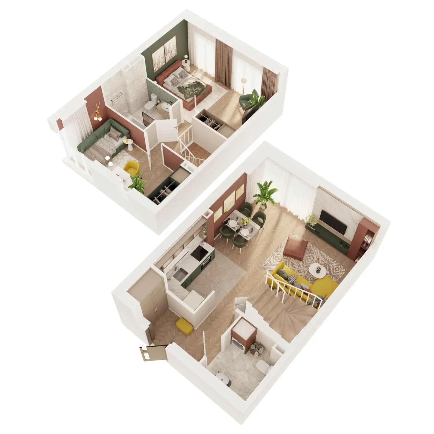 Dom 76,50 m², oferta nr 28A, Zielono Mi 2, Podolszyn, ul. Zielona