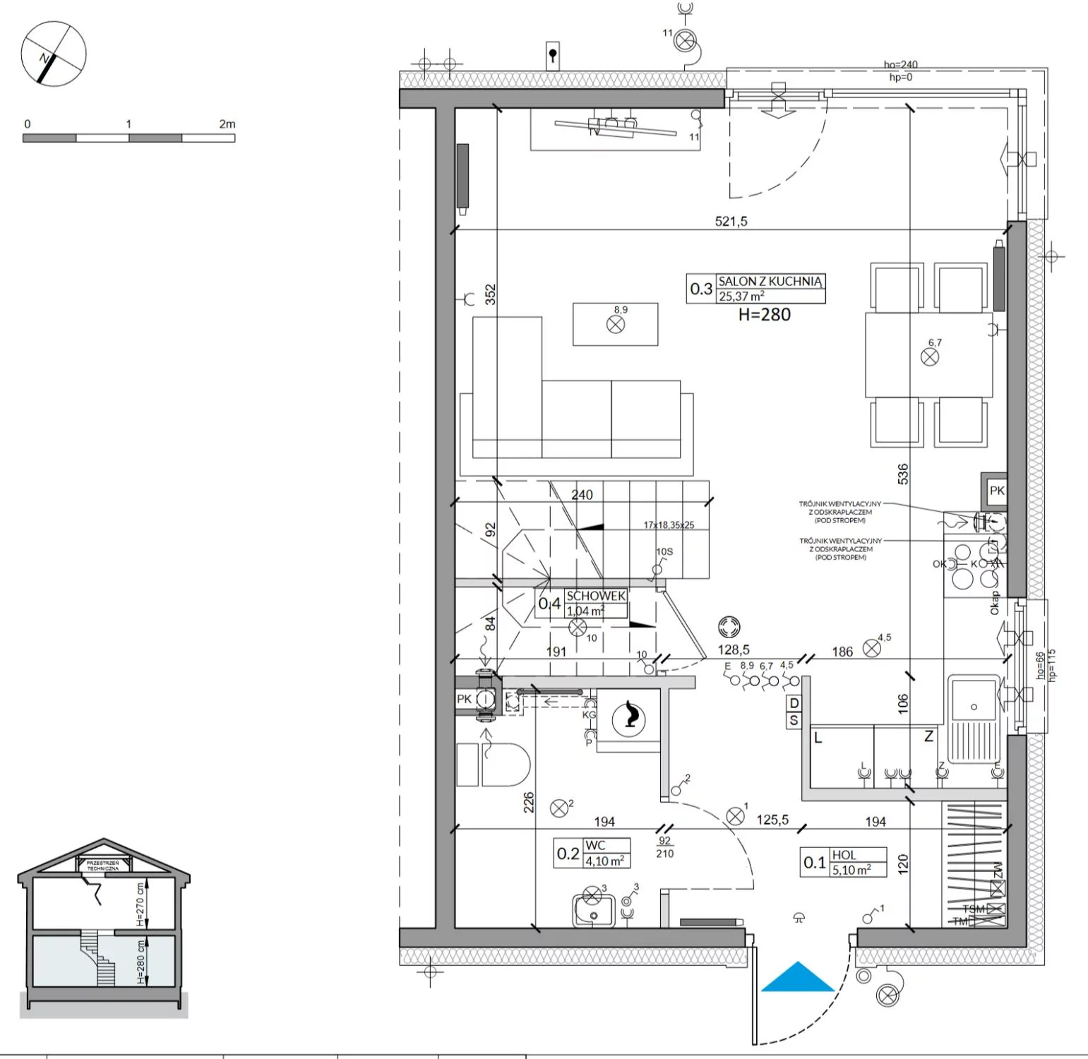 Dom 76,50 m², oferta nr 29B, Zielono Mi 2, Podolszyn, ul. Zielona