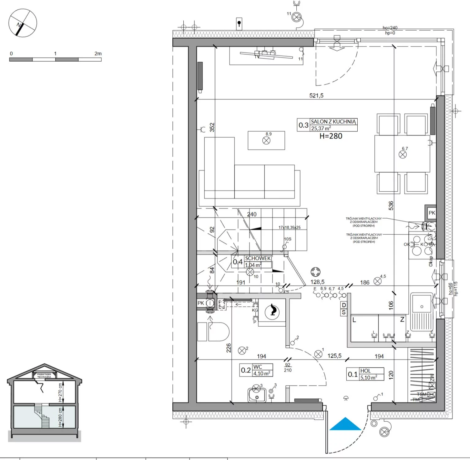 Dom 76,50 m², oferta nr 31B, Zielono Mi 2, Podolszyn, ul. Zielona