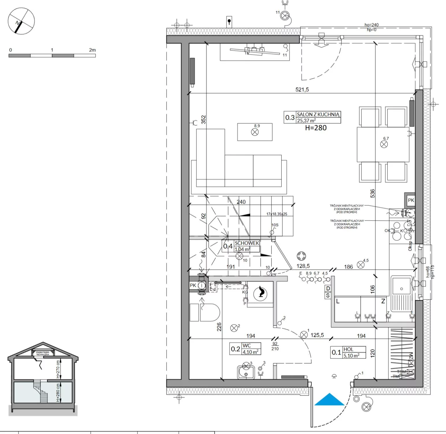 Dom 76,50 m², oferta nr 33B, Zielono Mi 2, Podolszyn, ul. Zielona
