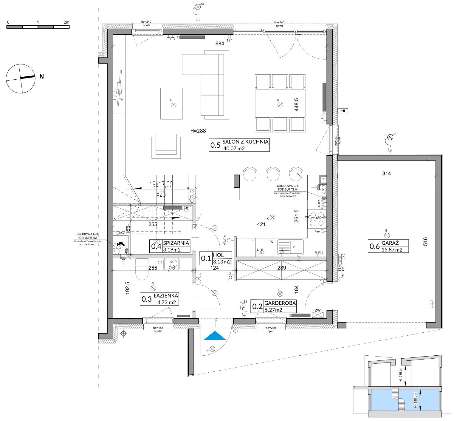 Dom 134,72 m², oferta nr 4A, Miasto Ogród 5, Ożarów Mazowiecki, ul. Dmowskiego