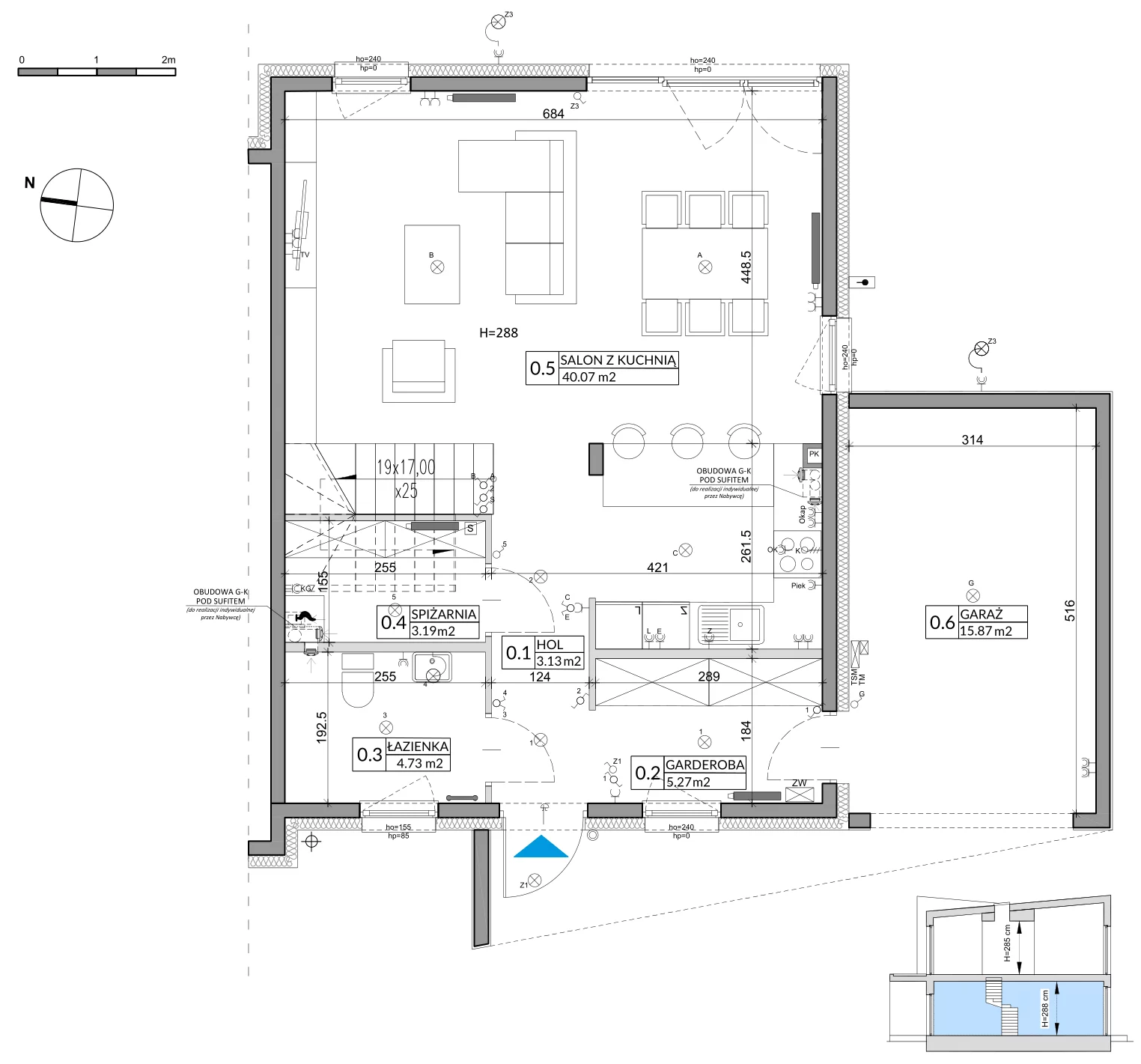 Dom 134,72 m², oferta nr 6A, Miasto Ogród 5, Ożarów Mazowiecki, ul. Dmowskiego