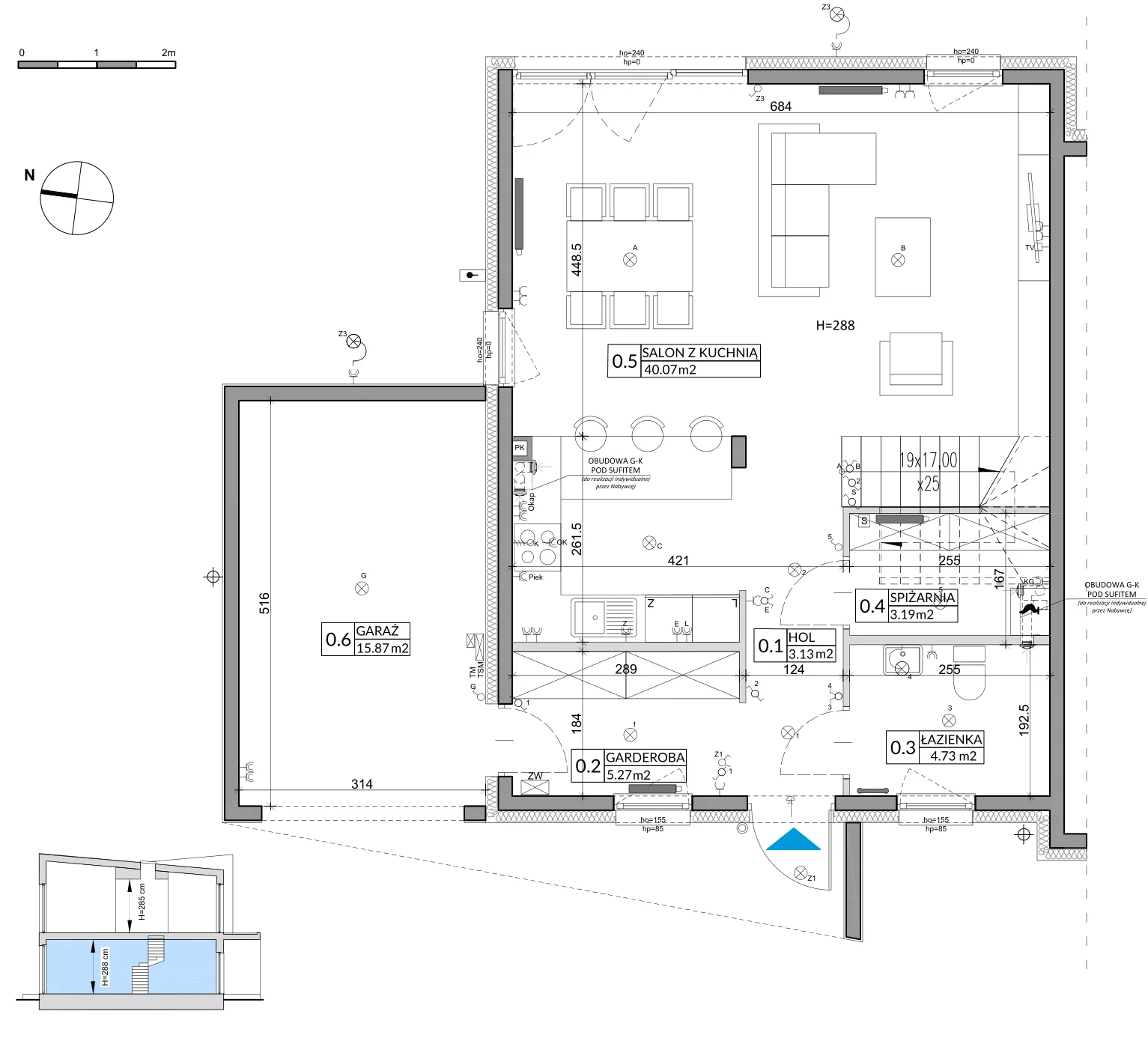 Dom 134,72 m², oferta nr 7A, Miasto Ogród 5, Ożarów Mazowiecki, ul. Dmowskiego