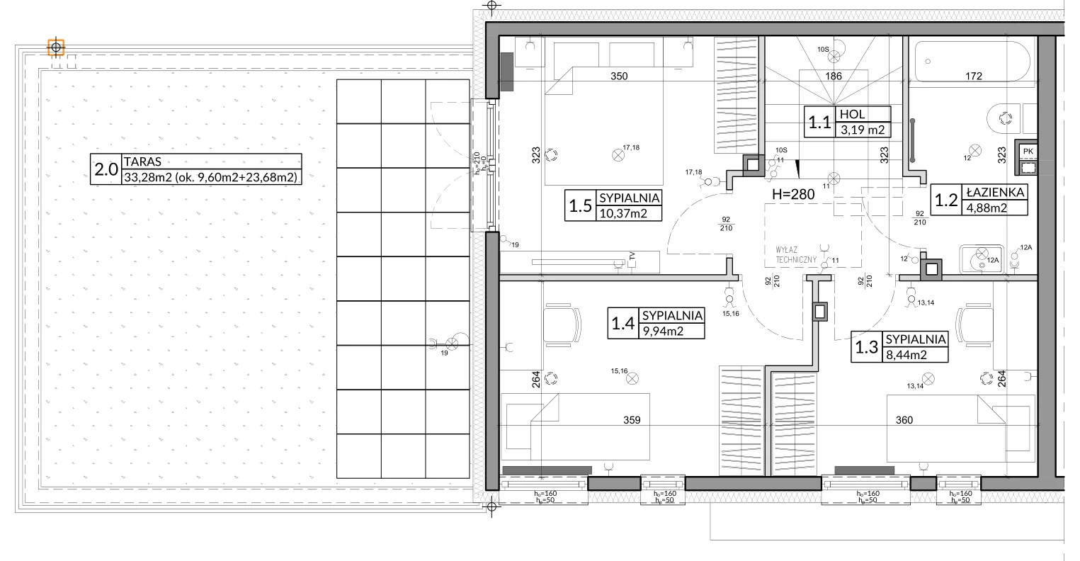 Dom 79,98 m², oferta nr 11, Slow Wilanów, Warszawa, Wilanów, ul. Gratyny