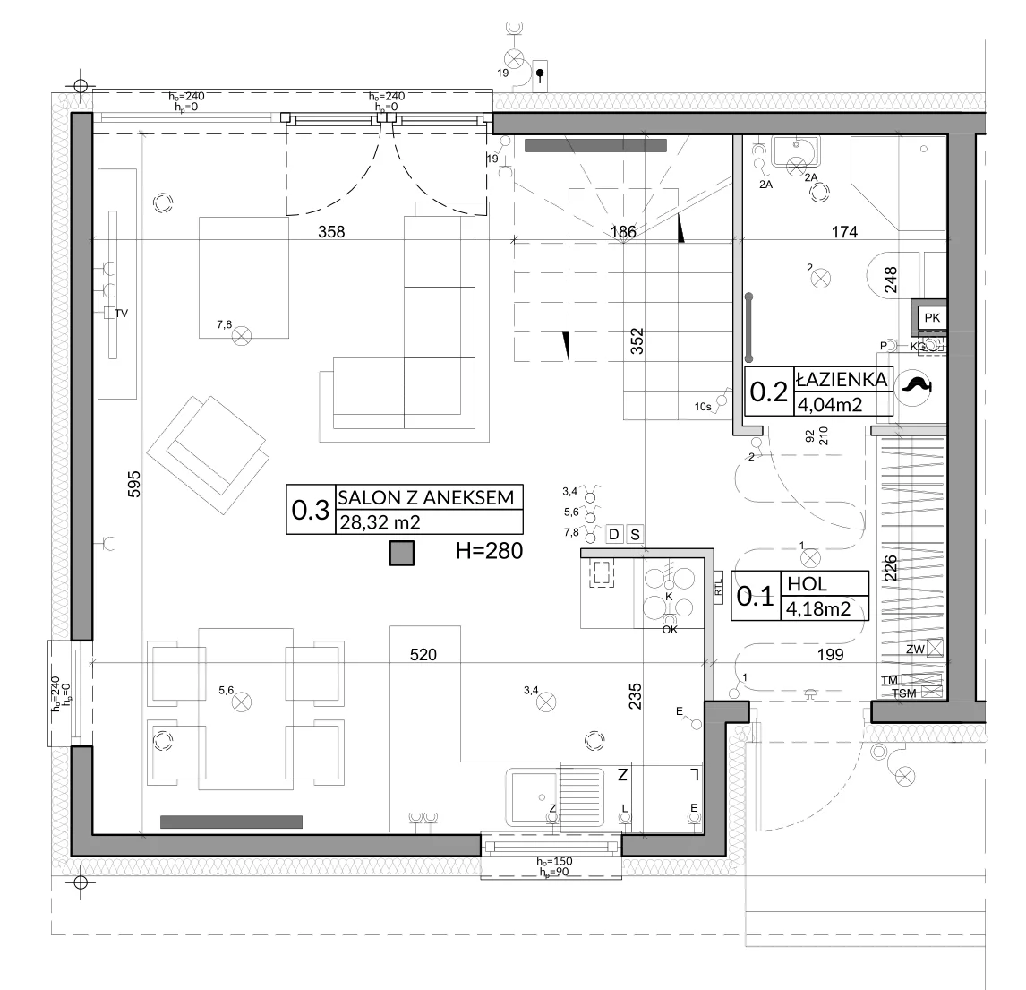 Dom 79,98 m², oferta nr 3, Slow Wilanów, Warszawa, Wilanów, ul. Gratyny