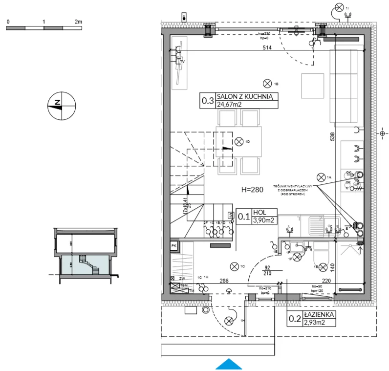 Dom 74,84 m², oferta nr 17, Boska Ksawerowska 2, Łódź, Górna, ul. Mały Skręt