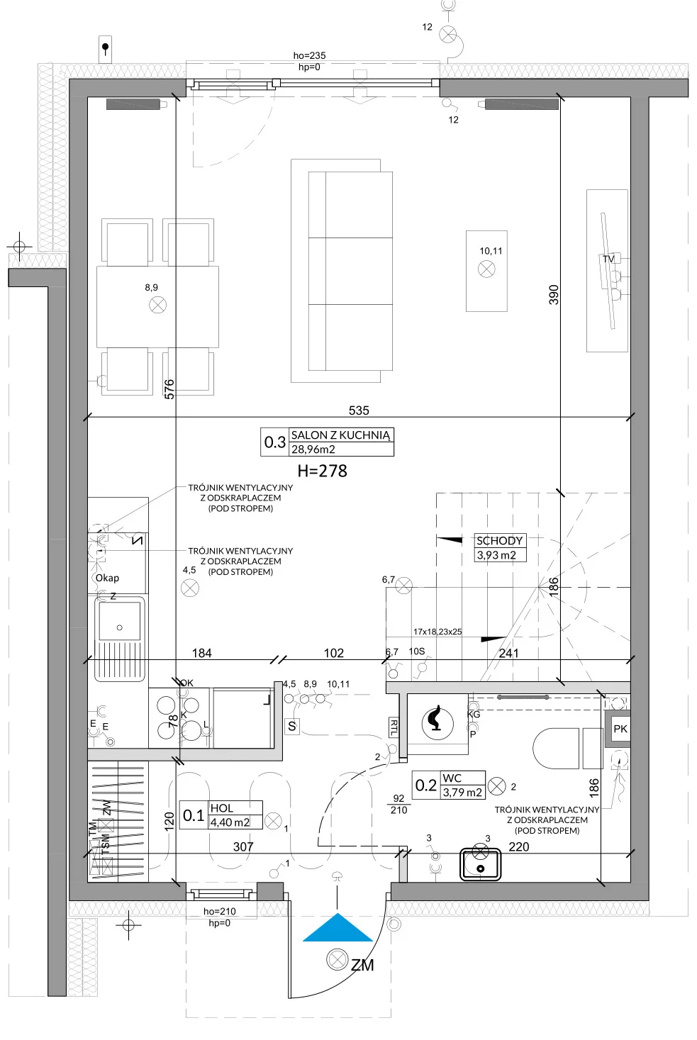 Dom 79,06 m², oferta nr 2A, Osiedle Słoneczne, Sulejówek, ul. Szklarniowa