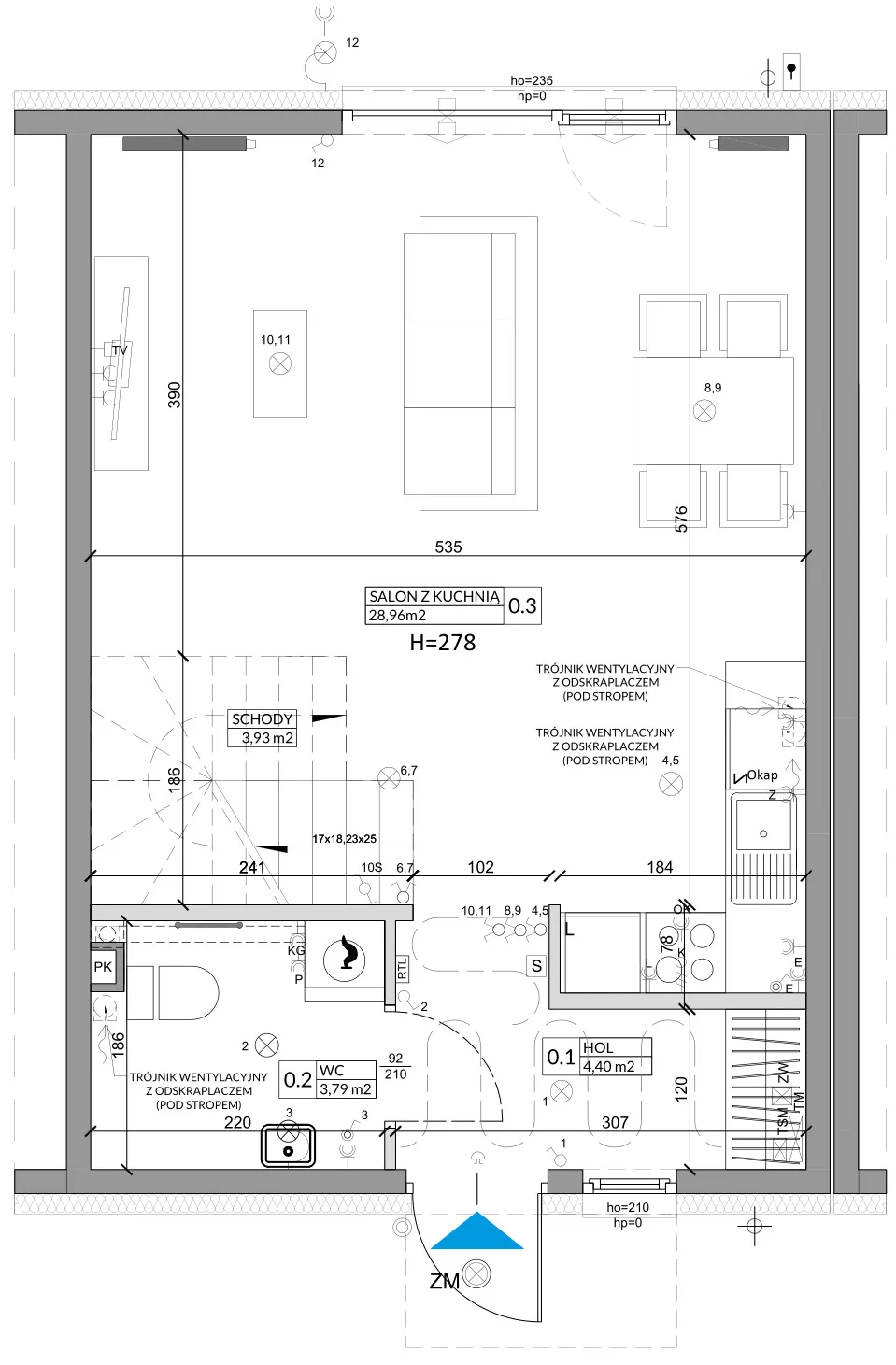 Dom 79,06 m², oferta nr 2B, Osiedle Słoneczne, Sulejówek, ul. Szklarniowa