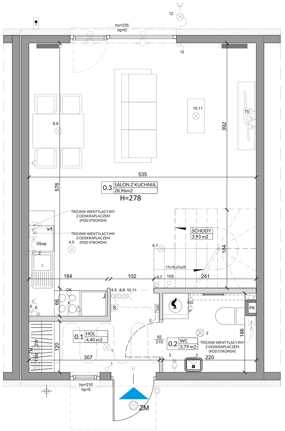 Dom 79,06 m², oferta nr 4A, Osiedle Słoneczne, Sulejówek, ul. Szklarniowa