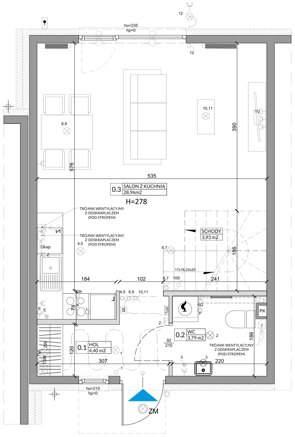 Dom 79,06 m², oferta nr 7A, Osiedle Słoneczne, Sulejówek, ul. Szklarniowa