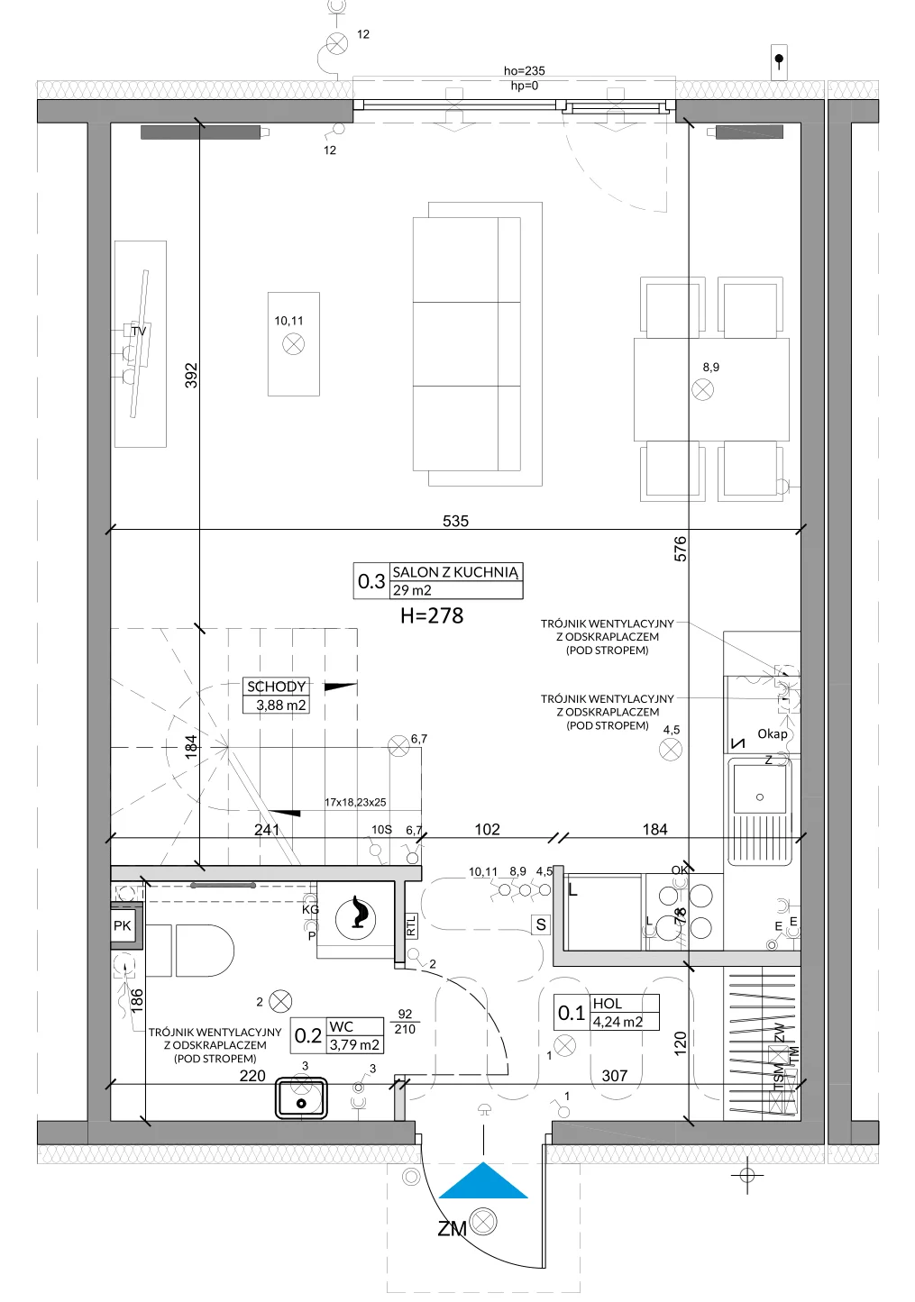 Dom 79,06 m², oferta nr 8B, Osiedle Słoneczne, Sulejówek, ul. Szklarniowa