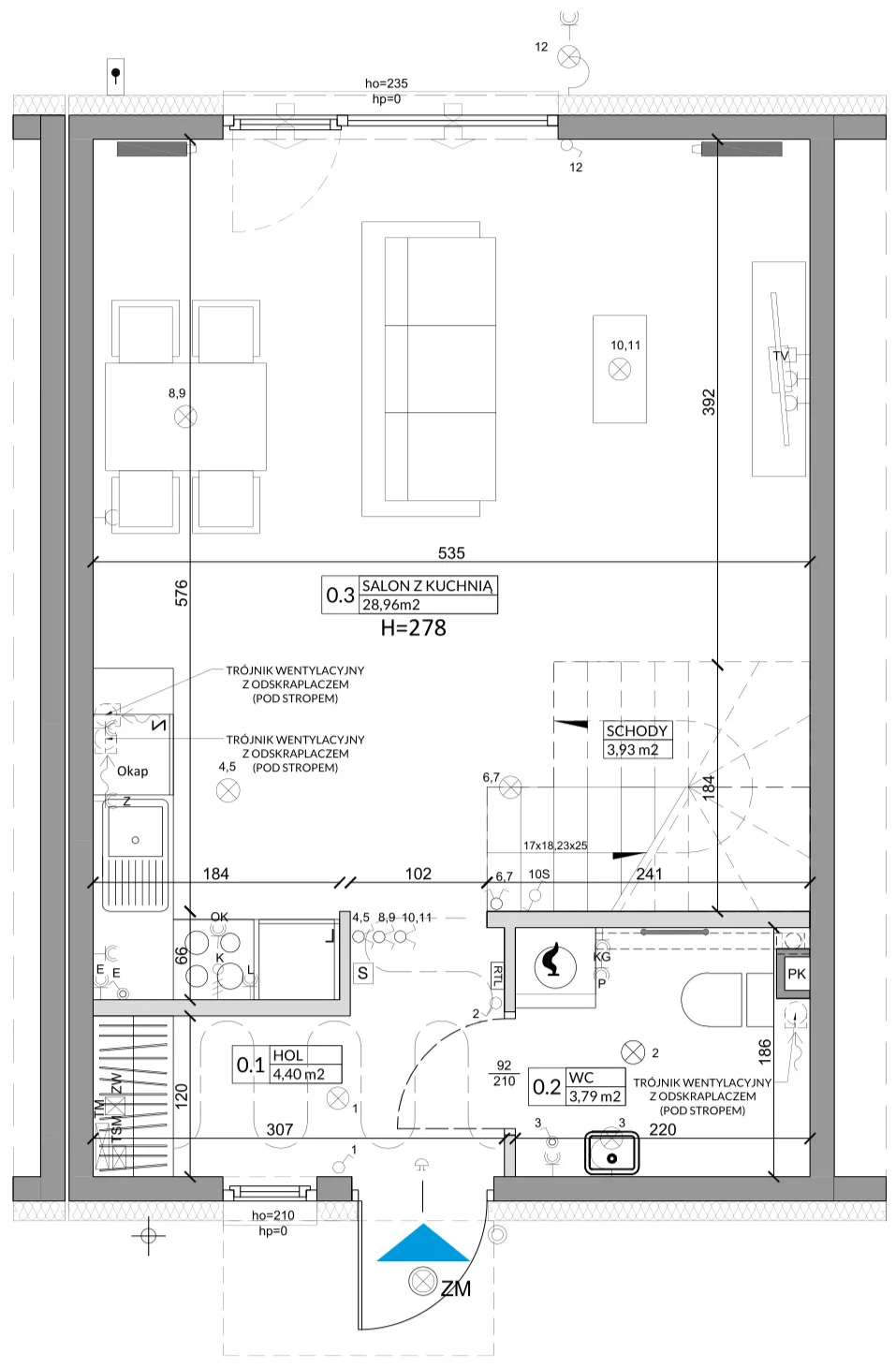 Dom 79,06 m², oferta nr 9A, Osiedle Słoneczne, Sulejówek, ul. Szklarniowa