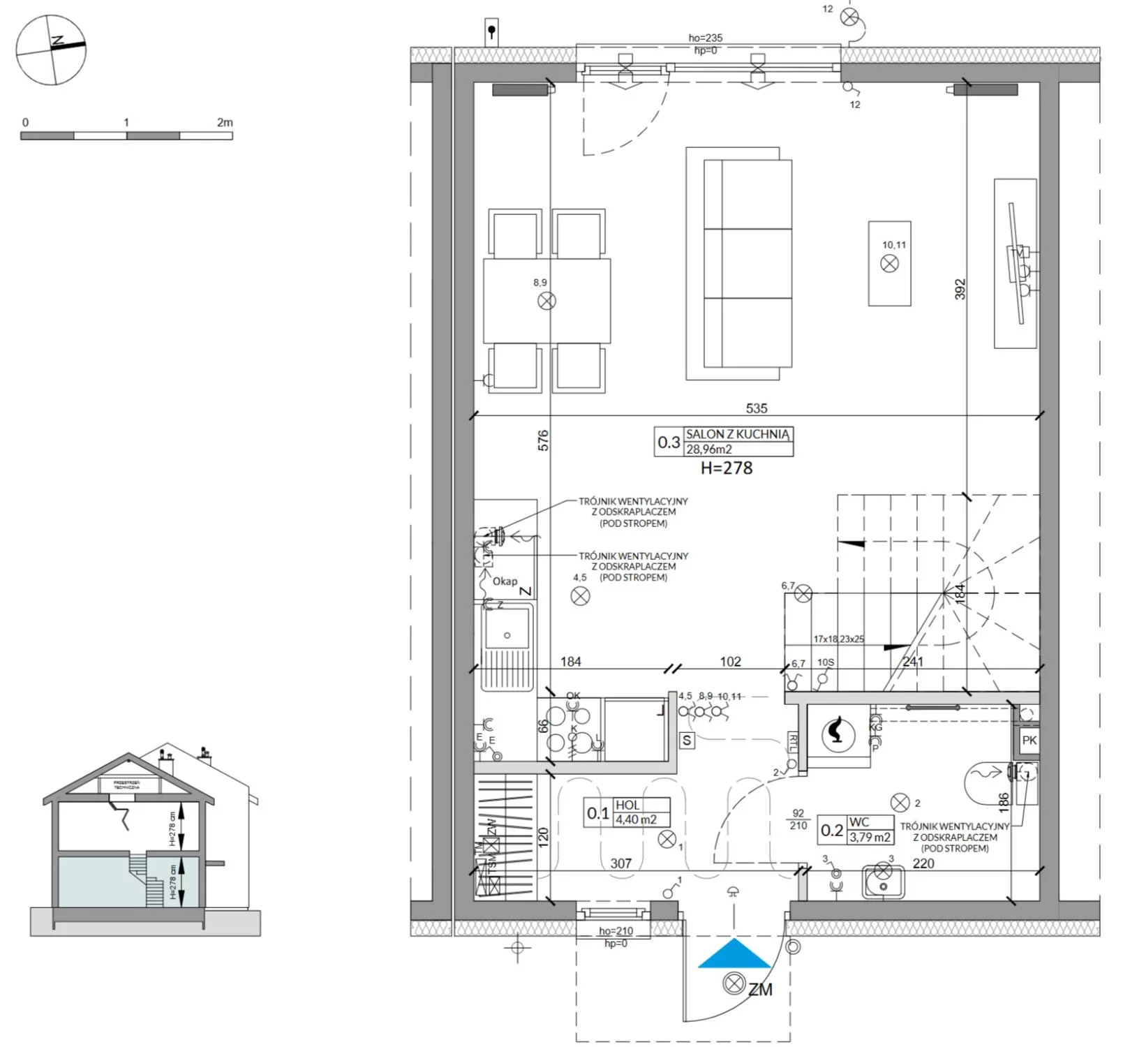 Dom 79,04 m², oferta nr 4A, Osiedle Słoneczne, Sulejówek, ul. Szklarniowa
