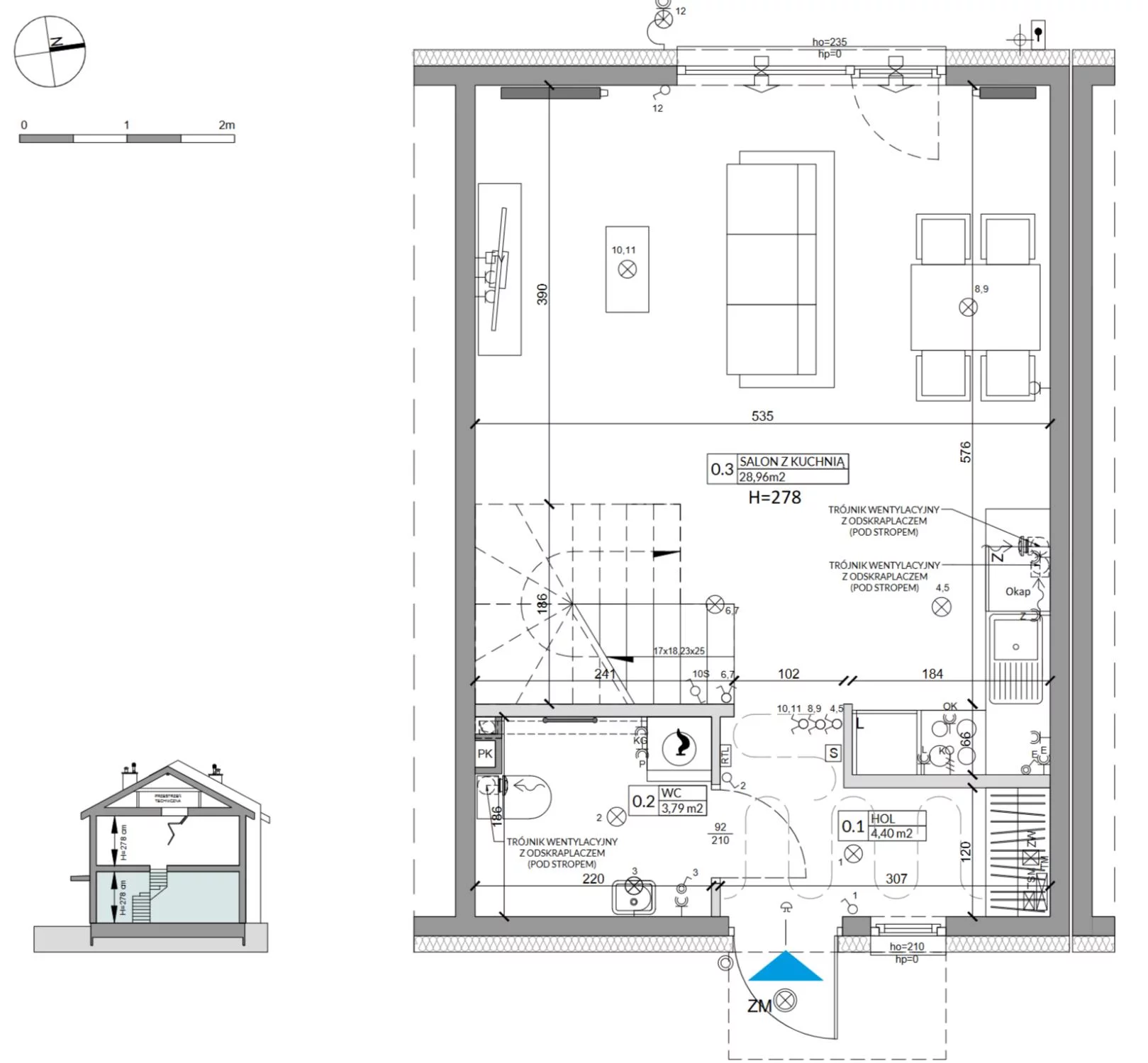 Dom 79,04 m², oferta nr 12B, Osiedle Słoneczne, Sulejówek, ul. Szklarniowa