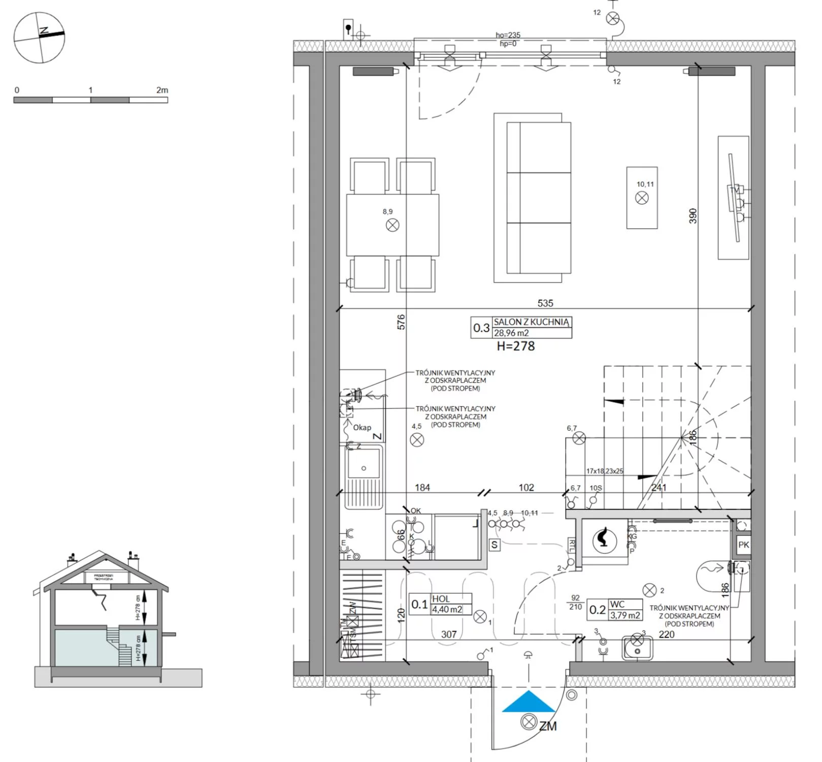Dom 79,04 m², oferta nr 13A, Osiedle Słoneczne, Sulejówek, ul. Szklarniowa