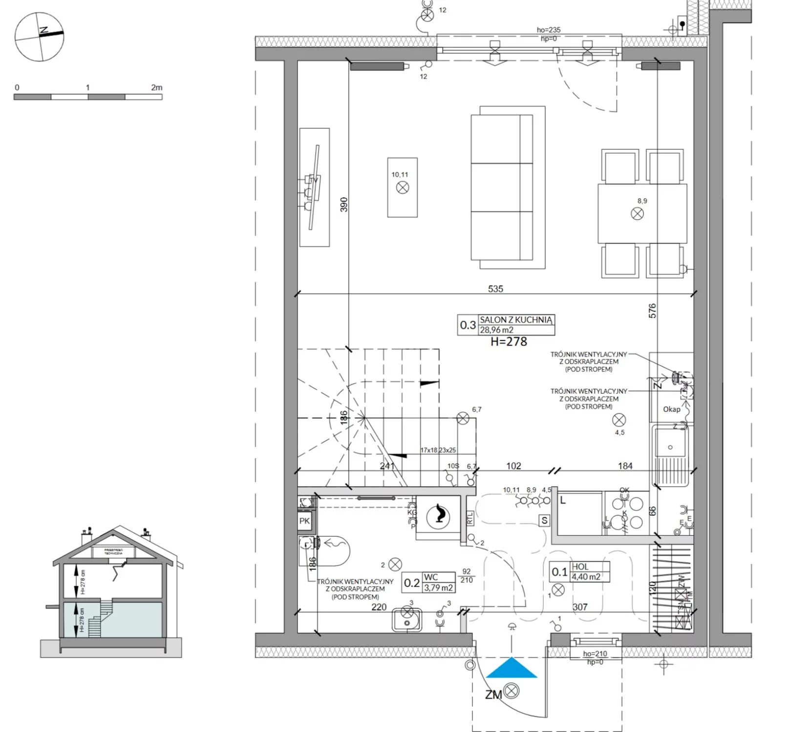Dom 79,04 m², oferta nr 14B, Osiedle Słoneczne, Sulejówek, ul. Szklarniowa