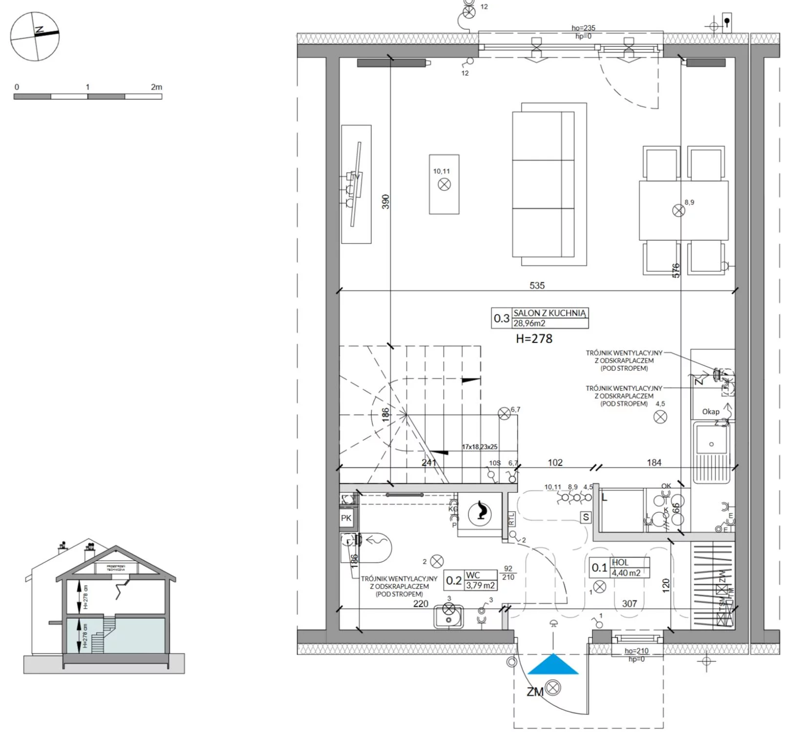 Dom 79,04 m², oferta nr 17B, Osiedle Słoneczne, Sulejówek, ul. Szklarniowa