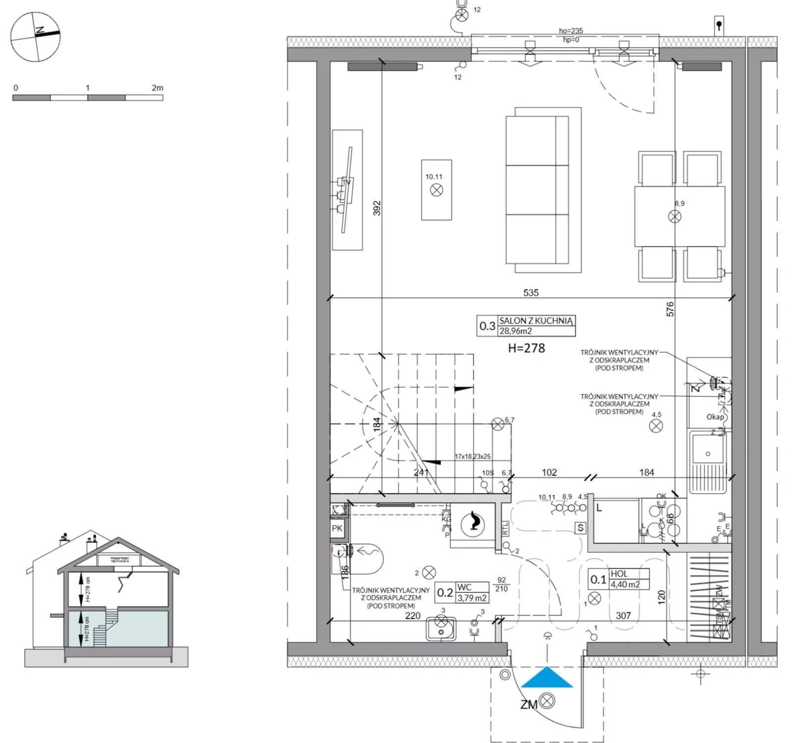 Dom 79,04 m², oferta nr 18B, Osiedle Słoneczne, Sulejówek, ul. Szklarniowa