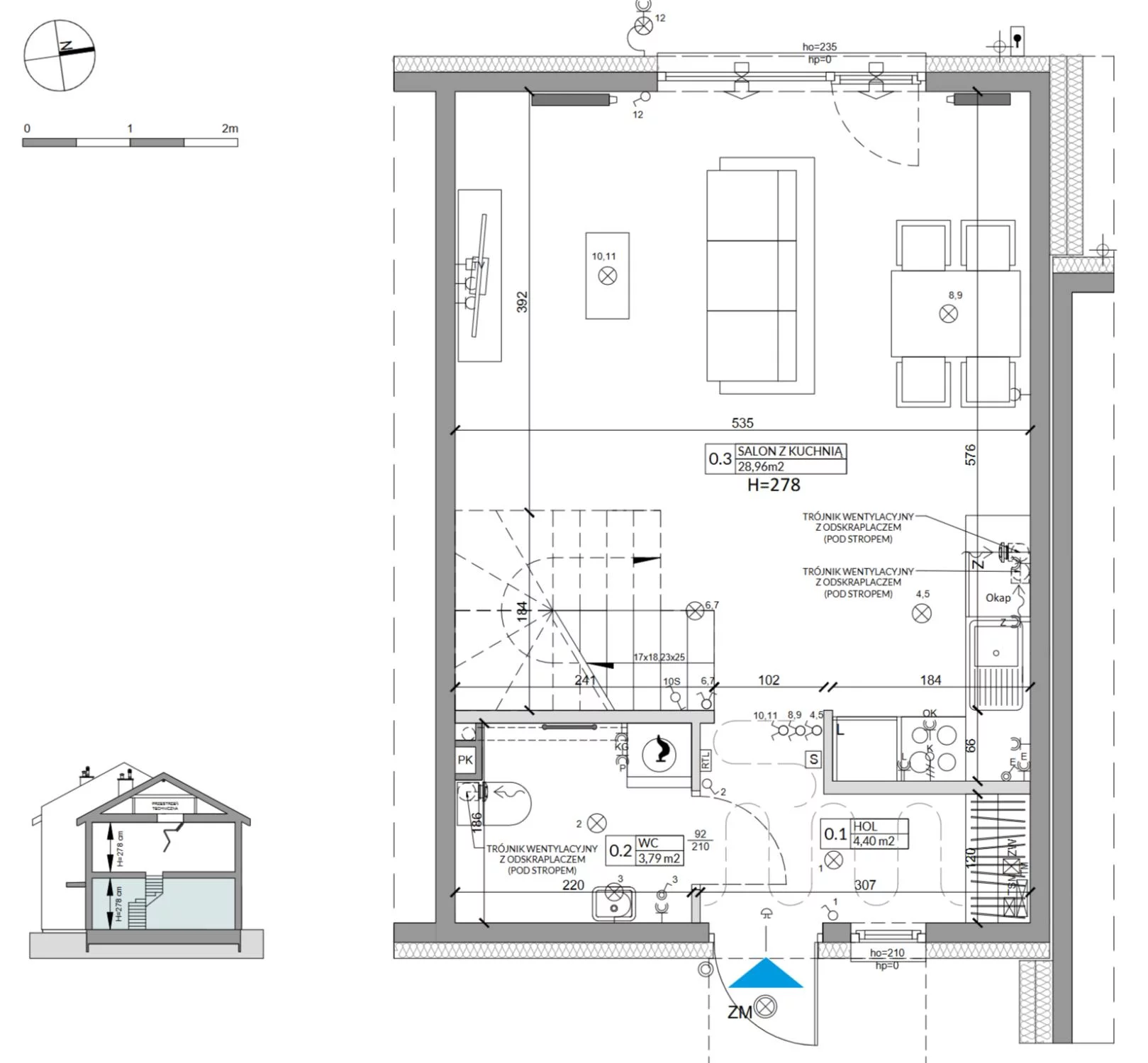 Dom 79,04 m², oferta nr 19B, Osiedle Słoneczne, Sulejówek, ul. Szklarniowa