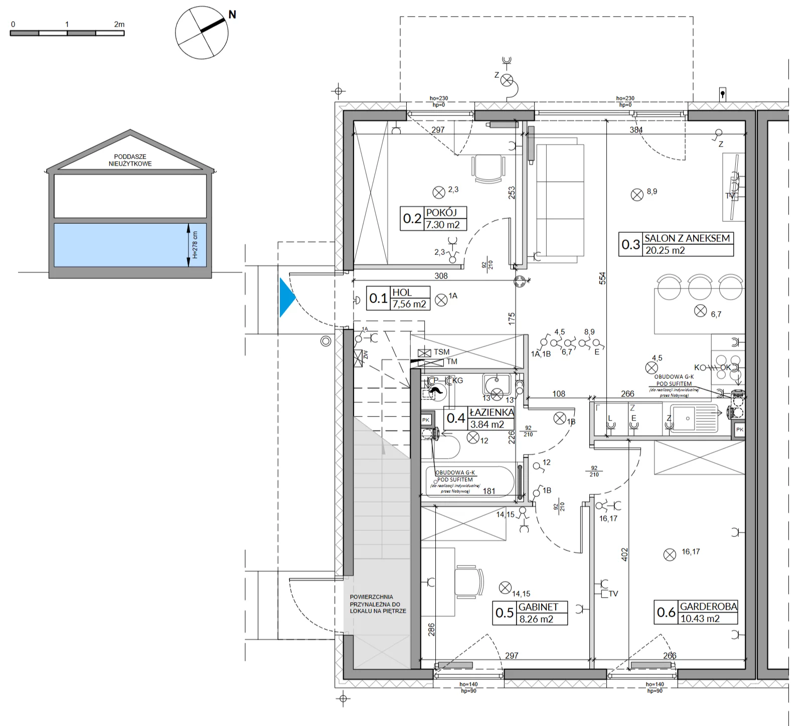 Dom 60,08 m², oferta nr 41A, Domy na Witosa, Radzymin, ul. Wincentego Witosa