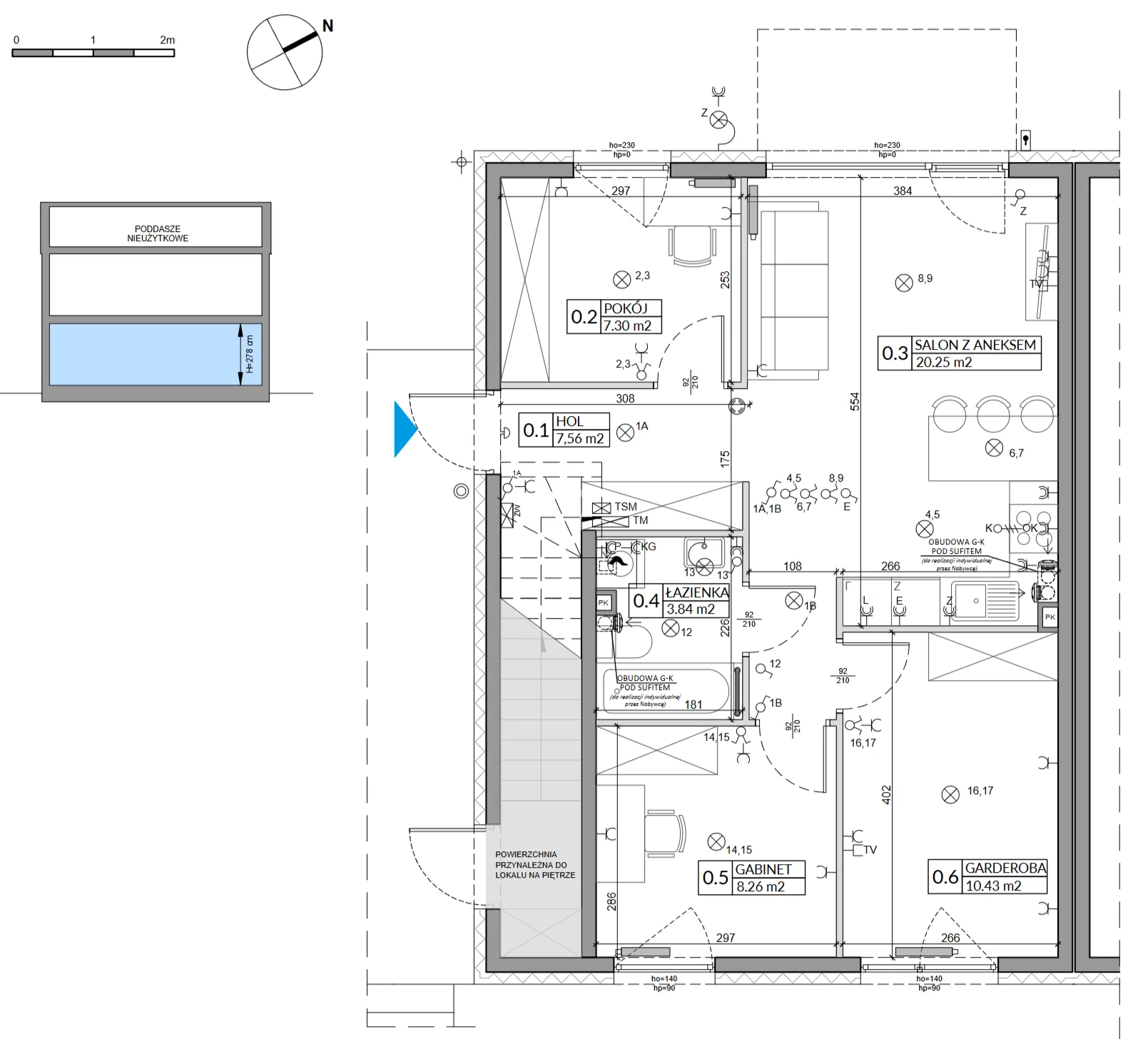 Dom 60,08 m², oferta nr 43A, Domy na Witosa, Radzymin, ul. Wincentego Witosa