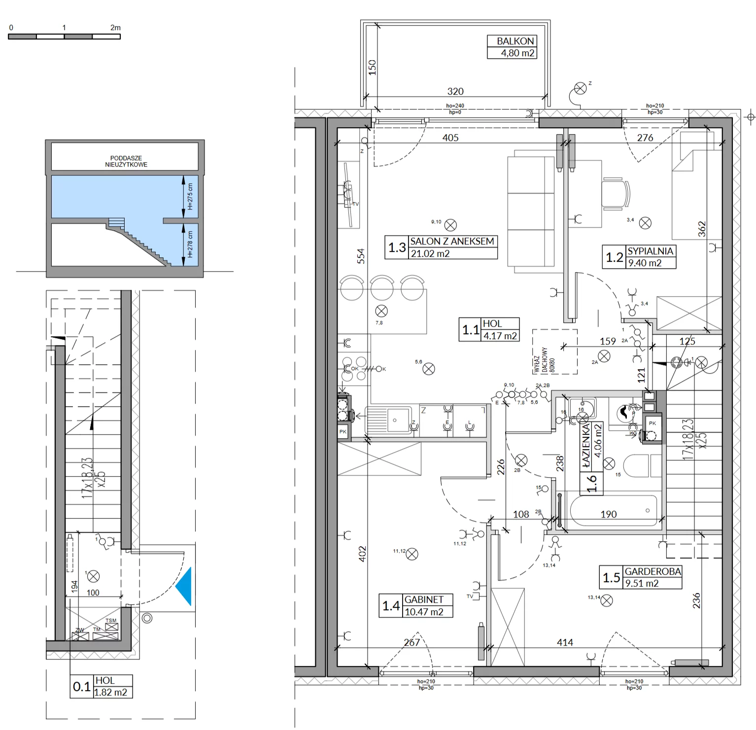 Dom 67,46 m², oferta nr 44B, Domy na Witosa, Radzymin, ul. Wincentego Witosa