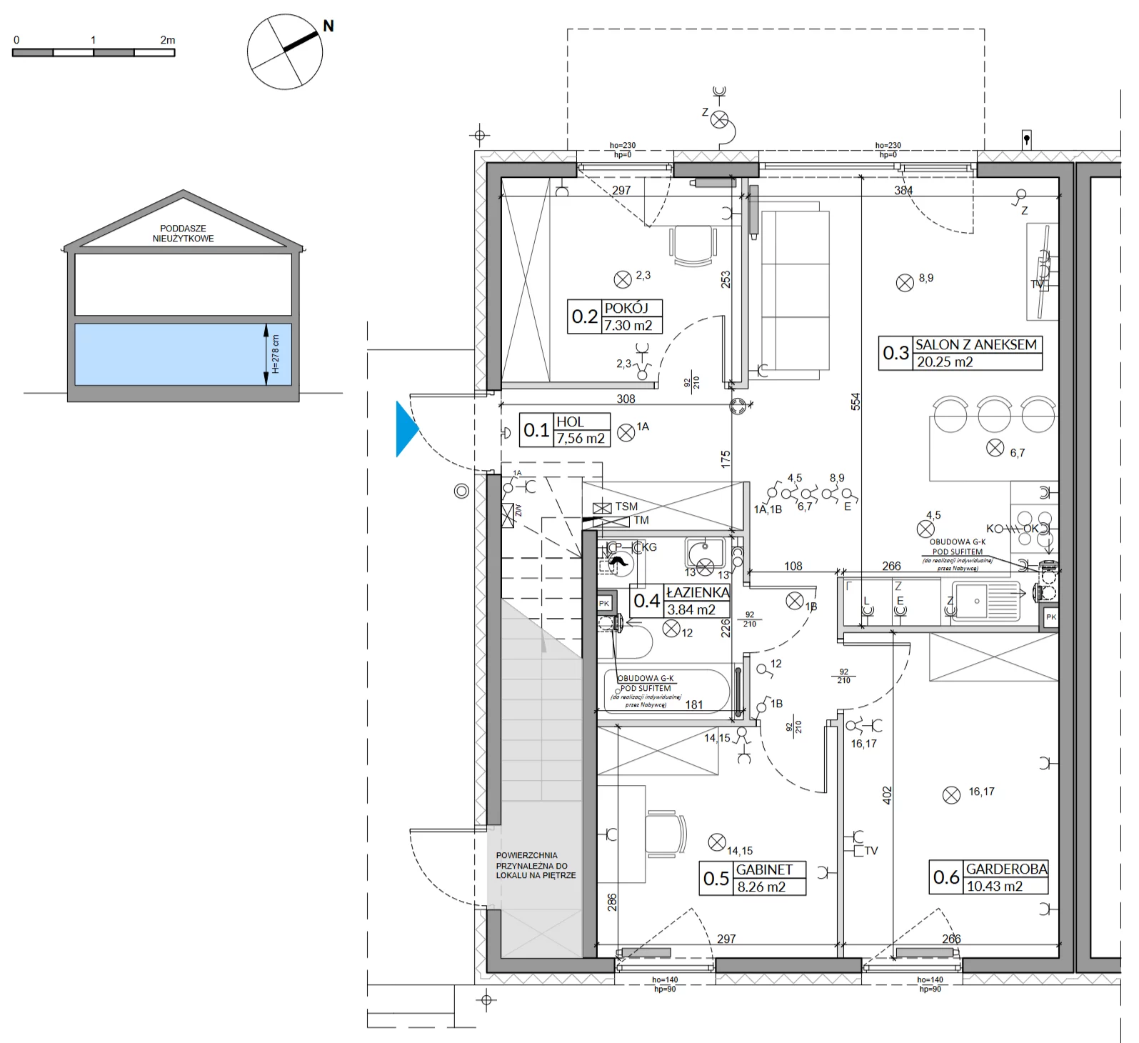 Dom 60,08 m², oferta nr 45A, Domy na Witosa, Radzymin, ul. Wincentego Witosa