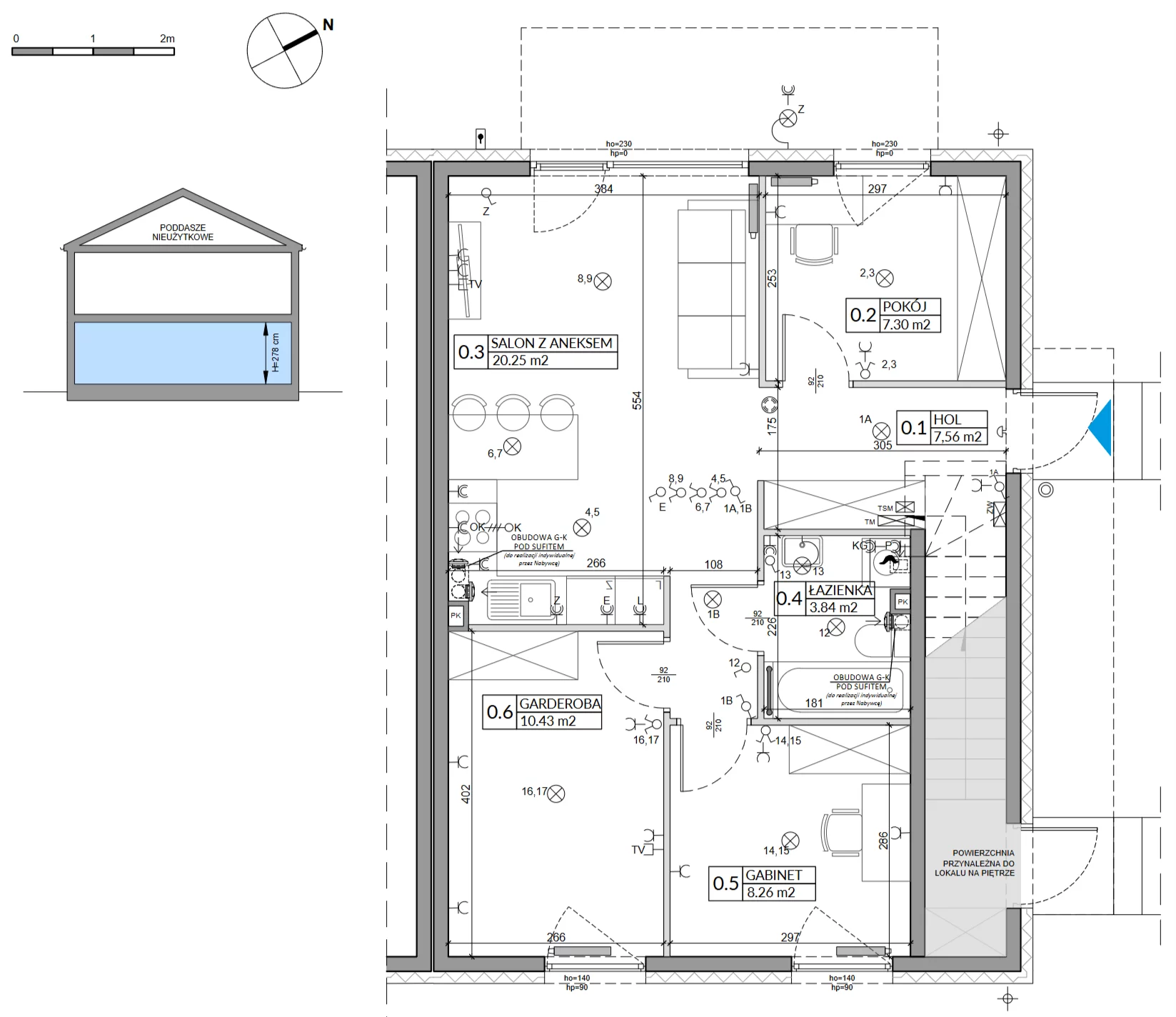 Dom 60,08 m², oferta nr 46A, Domy na Witosa, Radzymin, ul. Wincentego Witosa