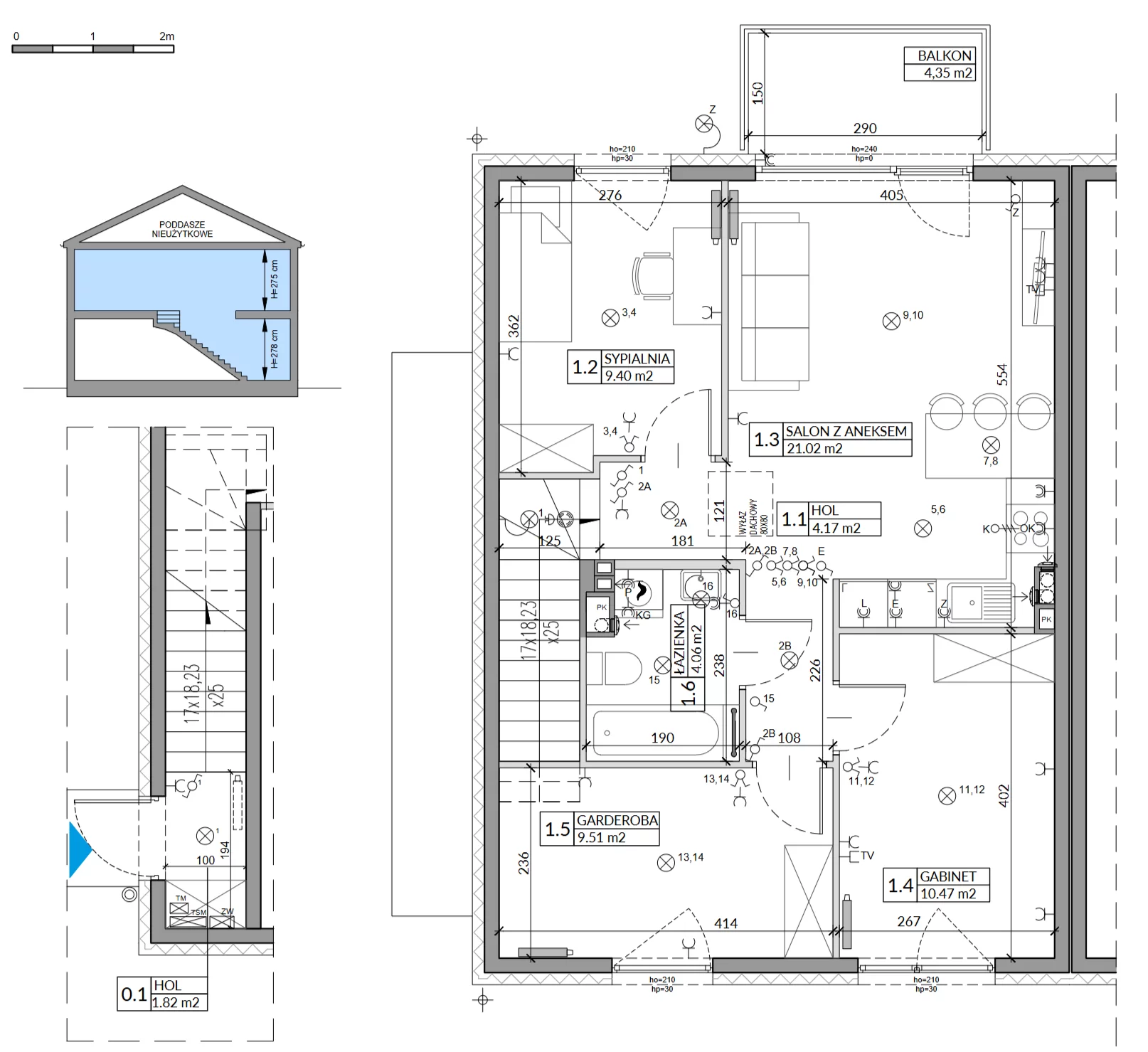 Dom 67,46 m², oferta nr 47B, Domy na Witosa, Radzymin, ul. Wincentego Witosa