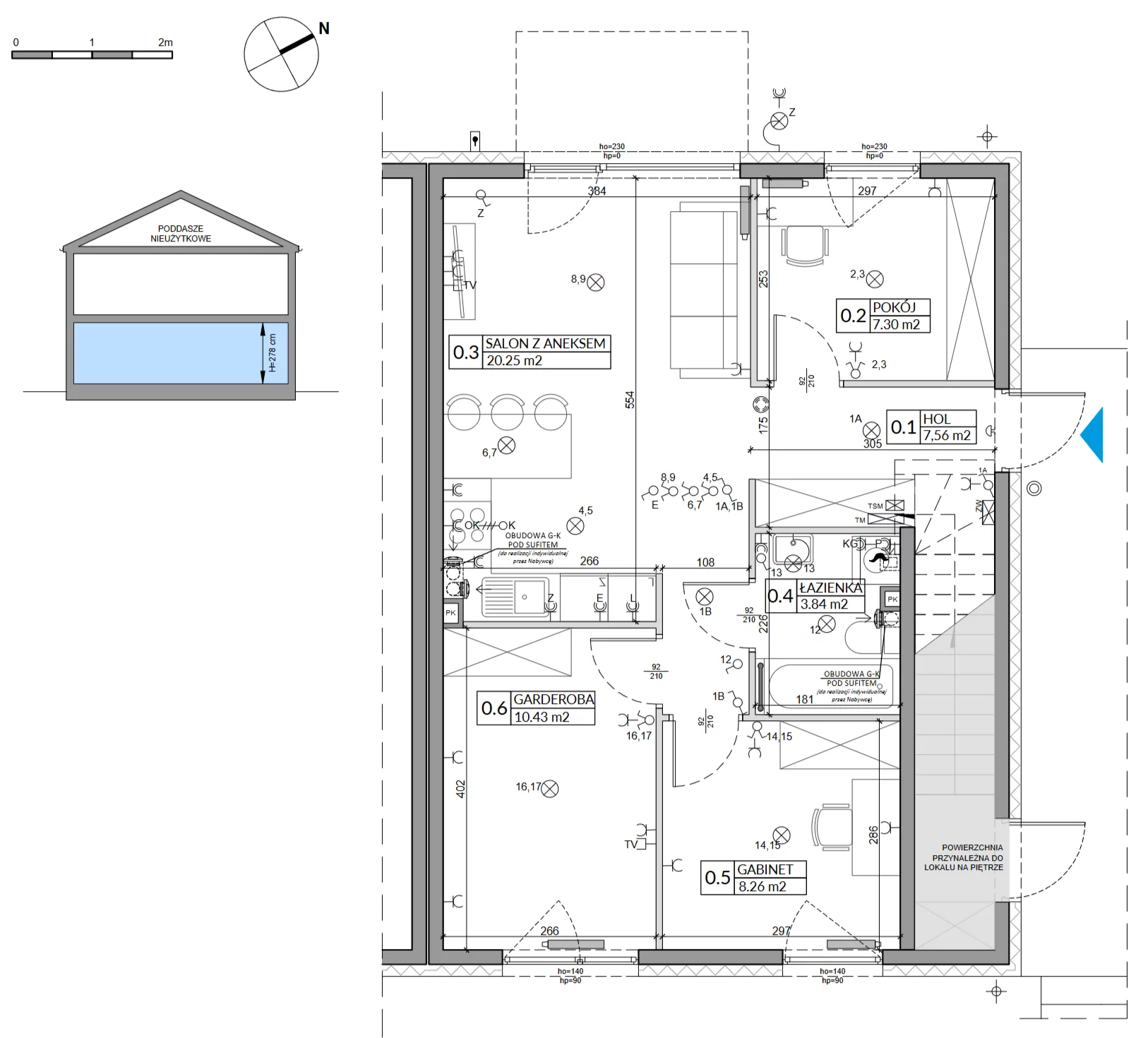 Dom 60,08 m², oferta nr 48A, Domy na Witosa, Radzymin, ul. Wincentego Witosa