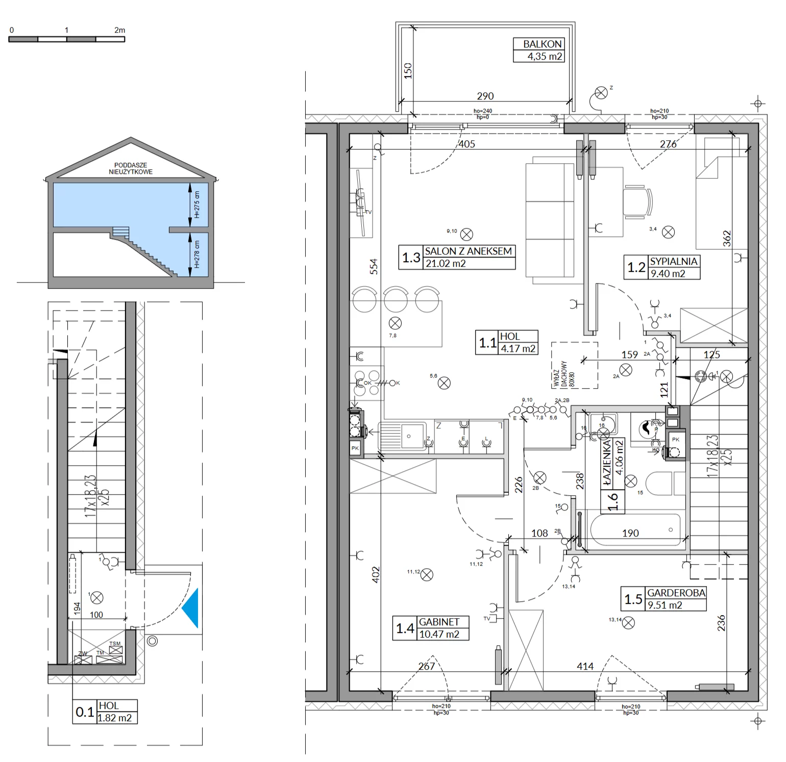 Dom 67,46 m², oferta nr 48B, Domy na Witosa, Radzymin, ul. Wincentego Witosa