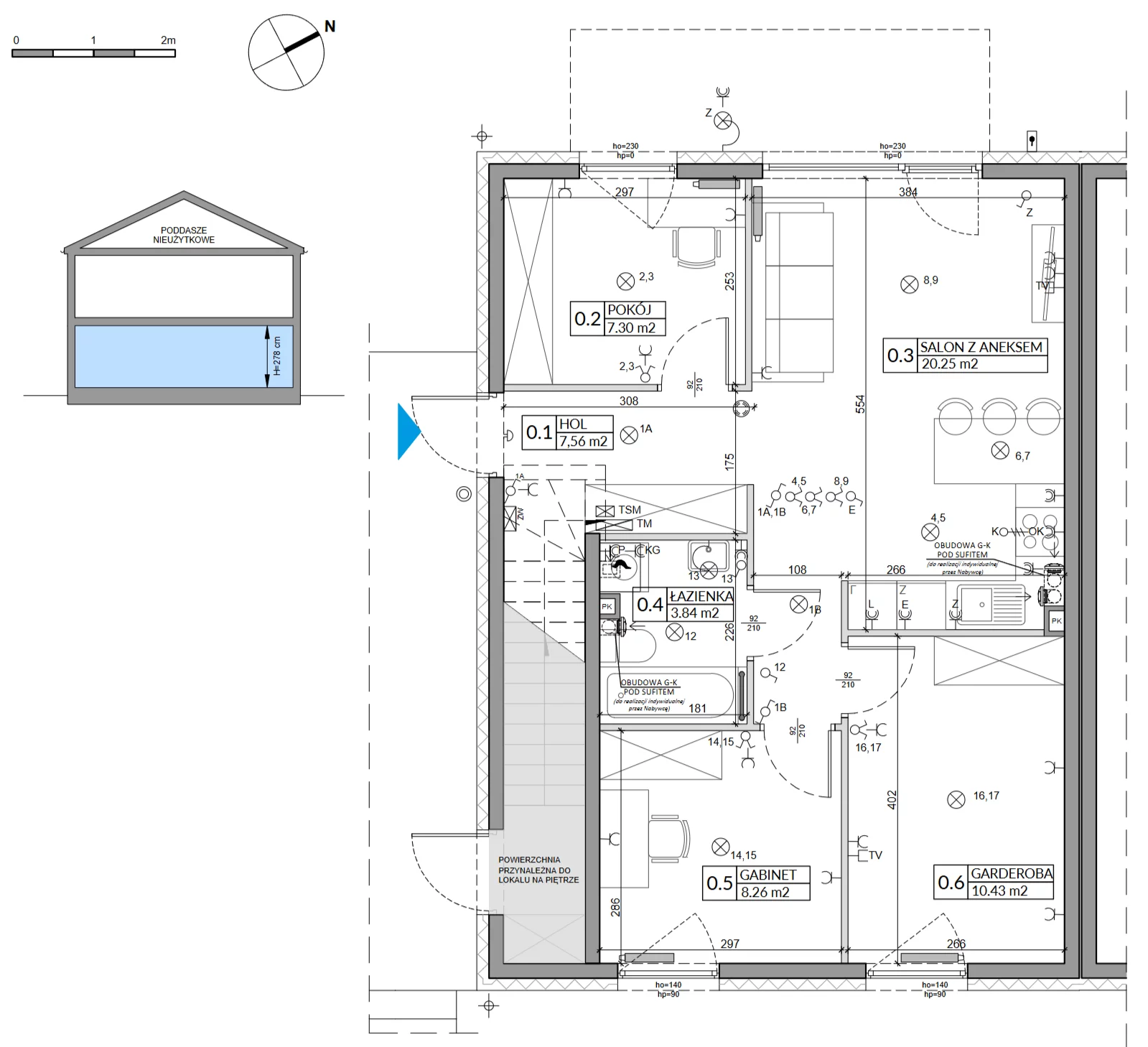 Dom 60,08 m², oferta nr 49A, Domy na Witosa, Radzymin, ul. Wincentego Witosa