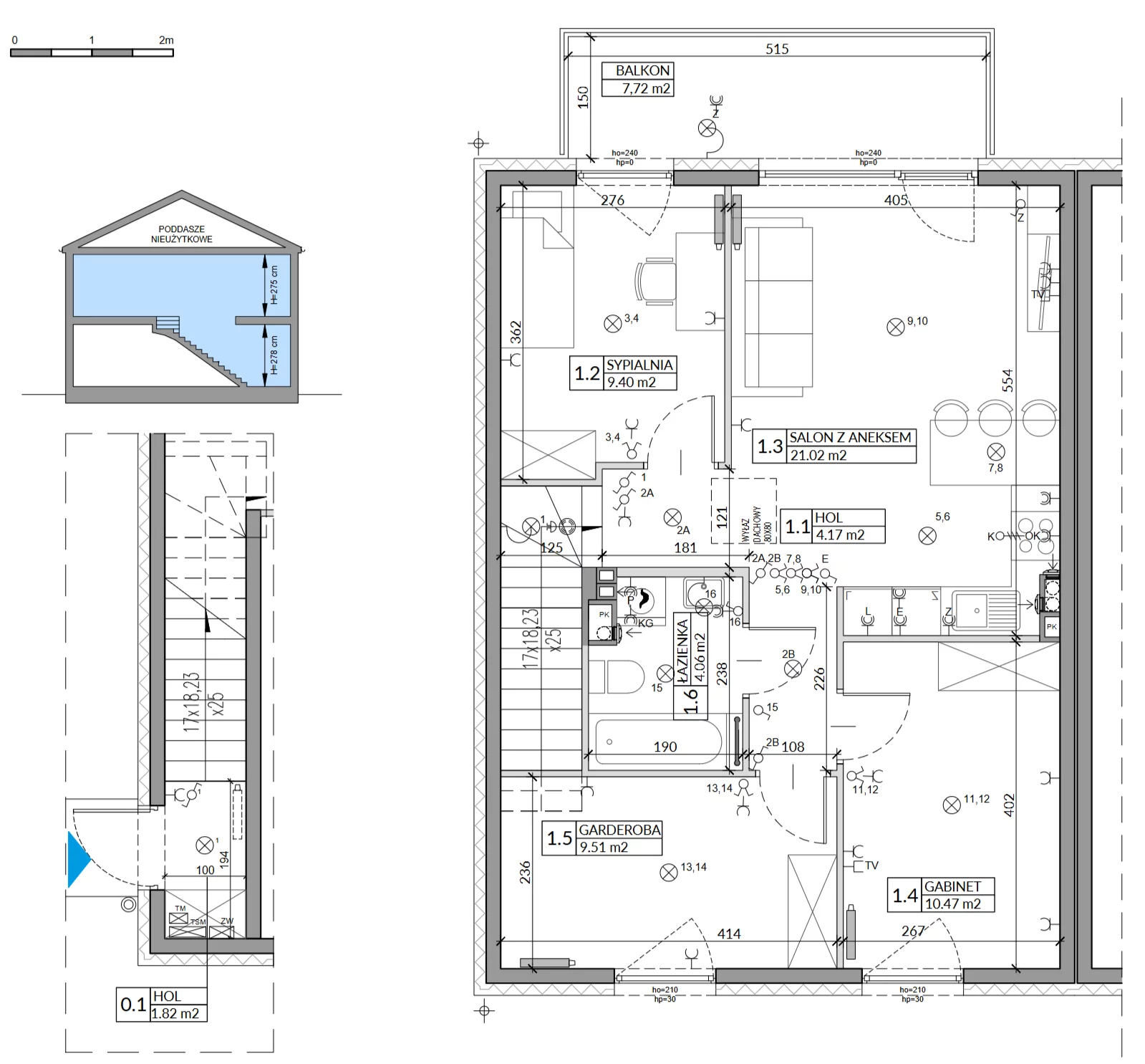Dom 67,46 m², oferta nr 49B, Domy na Witosa, Radzymin, ul. Wincentego Witosa