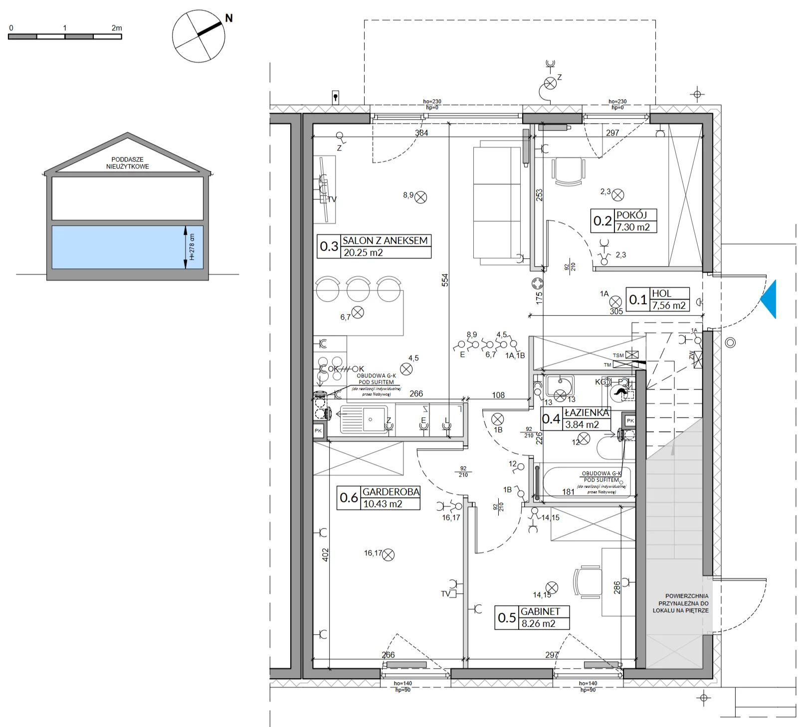 Dom 60,08 m², oferta nr 50A, Domy na Witosa, Radzymin, ul. Wincentego Witosa