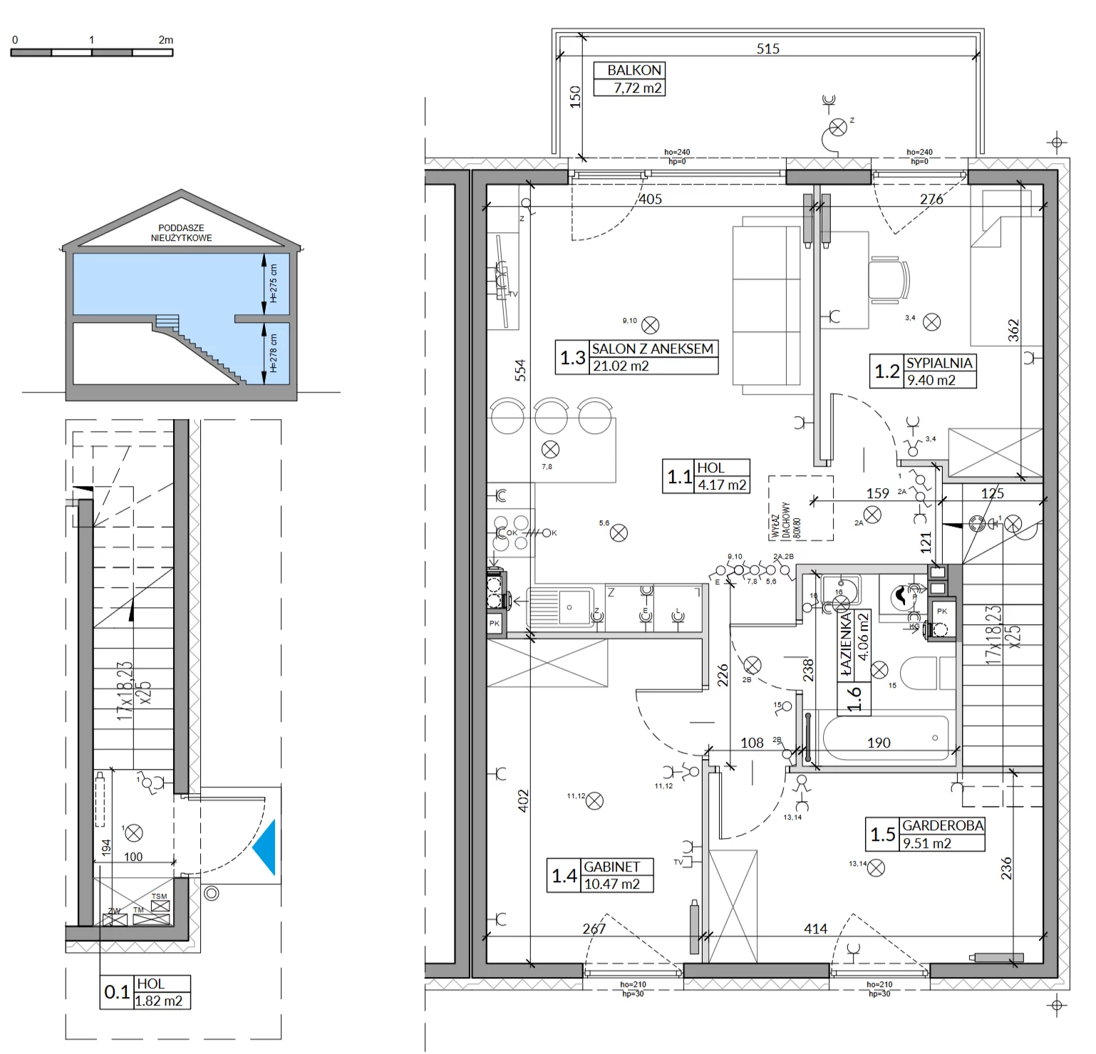 Dom 67,46 m², oferta nr 50B, Domy na Witosa, Radzymin, ul. Wincentego Witosa