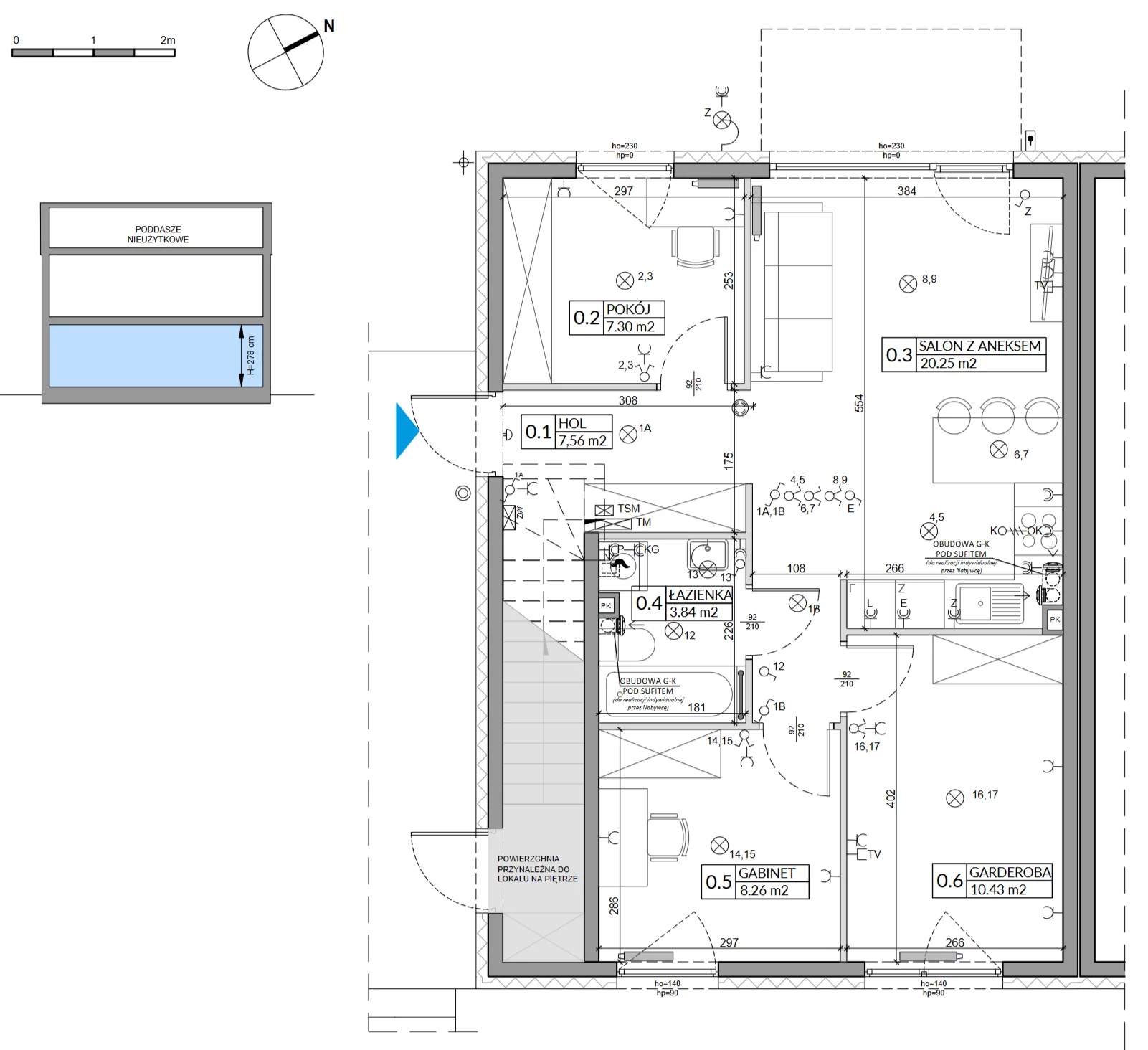 Dom 60,08 m², oferta nr 51A, Domy na Witosa, Radzymin, ul. Wincentego Witosa