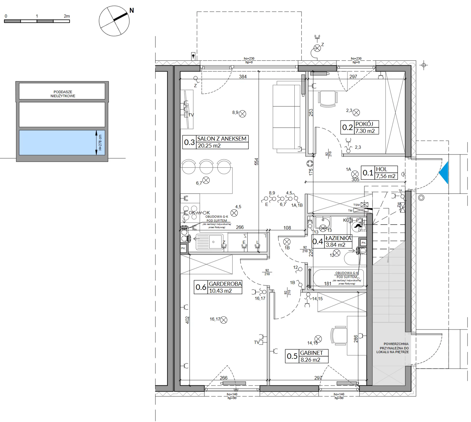 Dom 60,08 m², oferta nr 52A, Domy na Witosa, Radzymin, ul. Wincentego Witosa