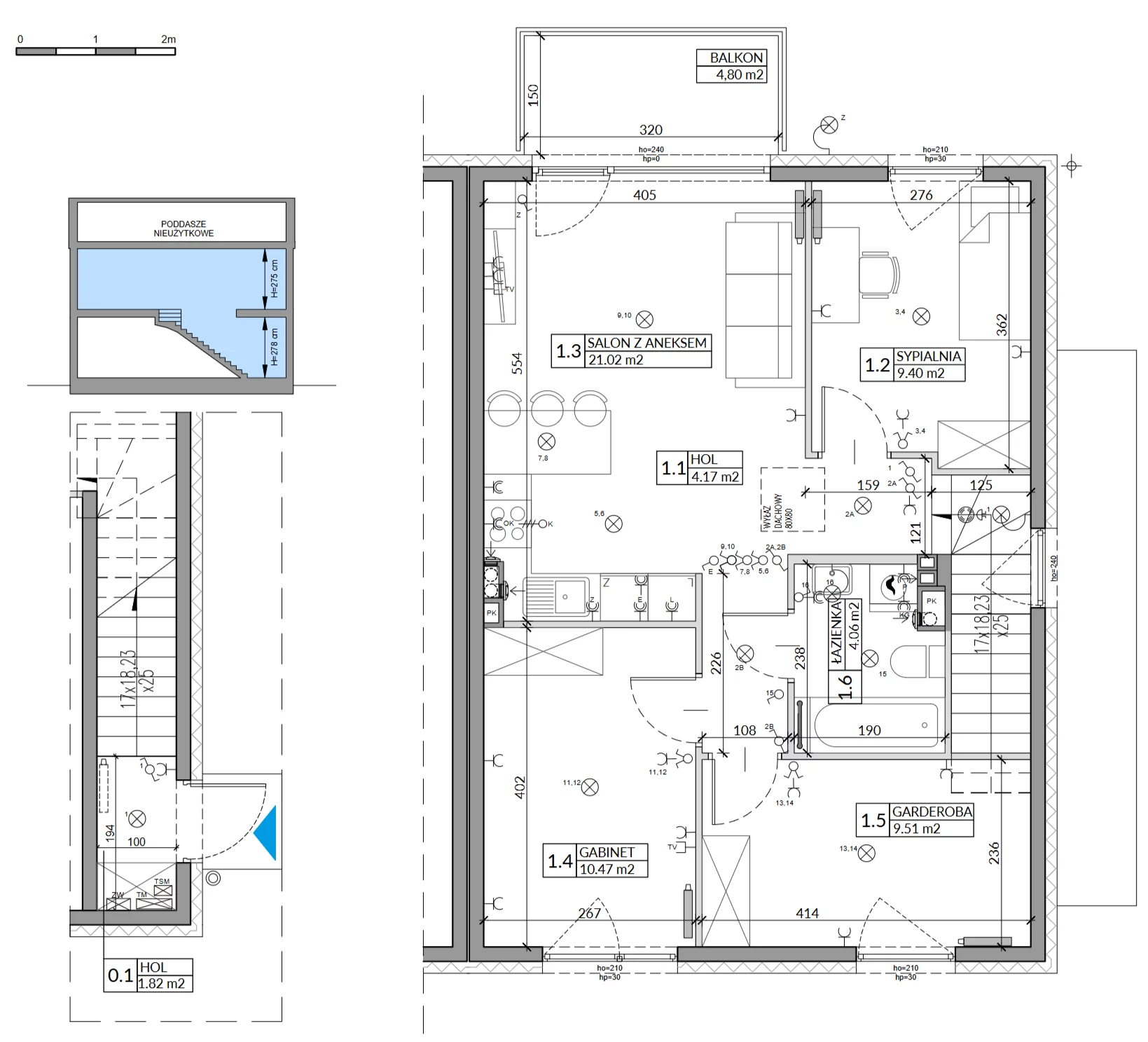 Dom 67,46 m², oferta nr 52B, Domy na Witosa, Radzymin, ul. Wincentego Witosa