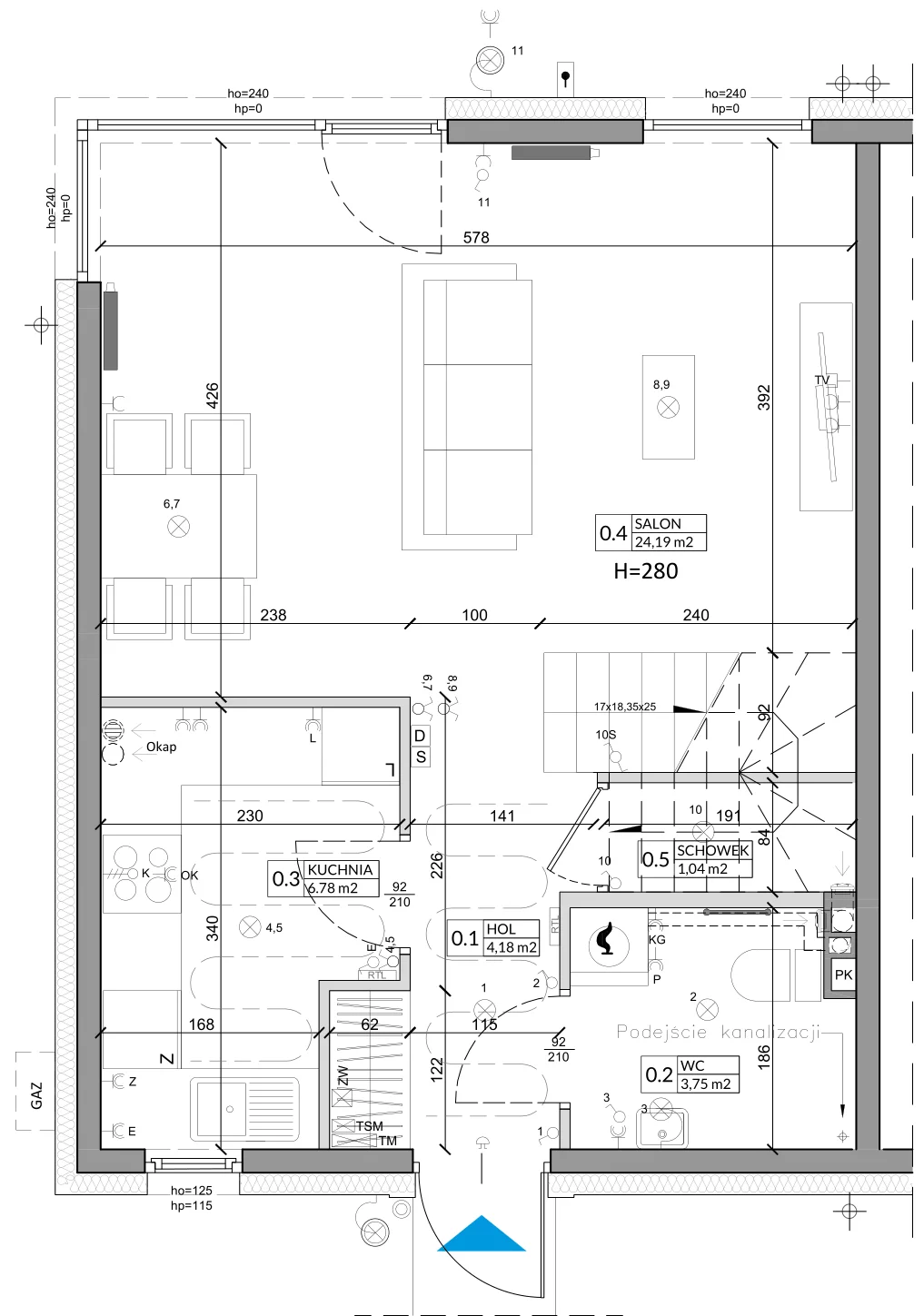 Dom 86,01 m², oferta nr 7A, Zielono Mi, Podolszyn, ul. Zielona